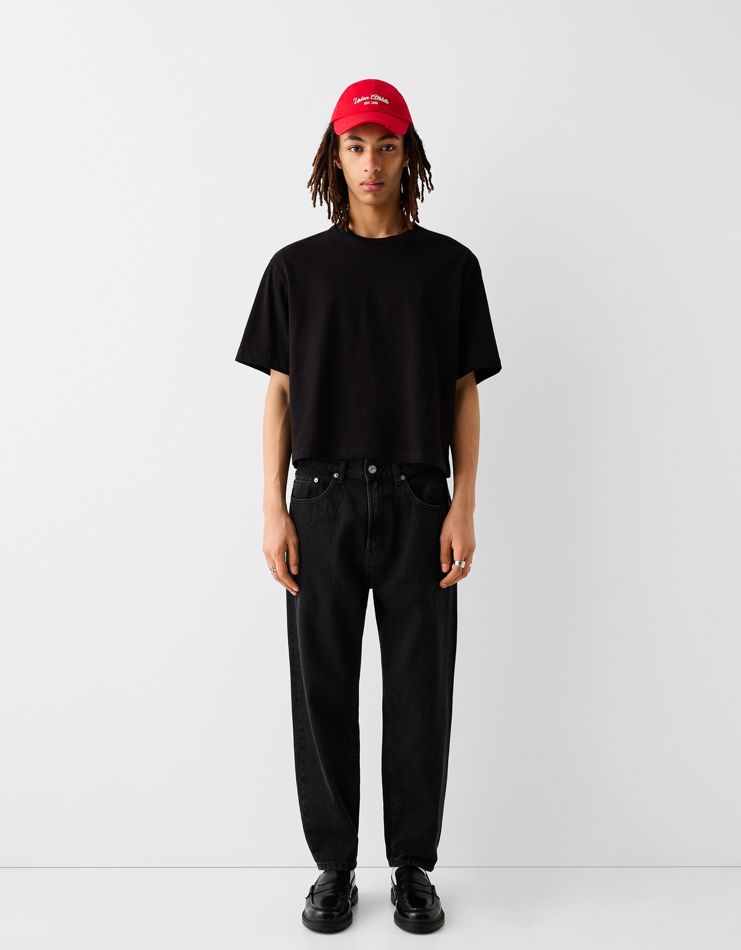 شلوار جین گشاد برند Bershka 4351808