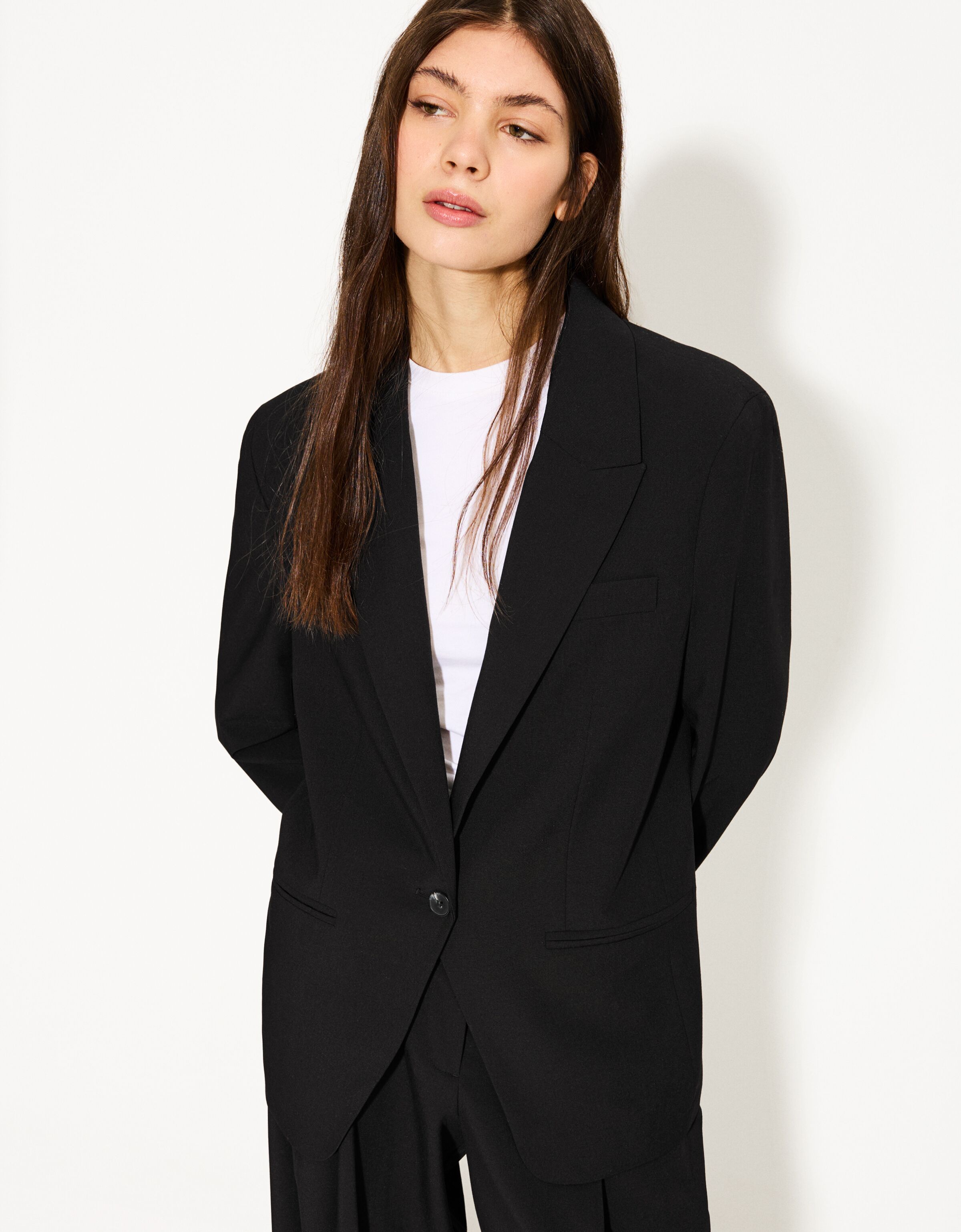 بلیزر پایه برند Bershka 1154872211