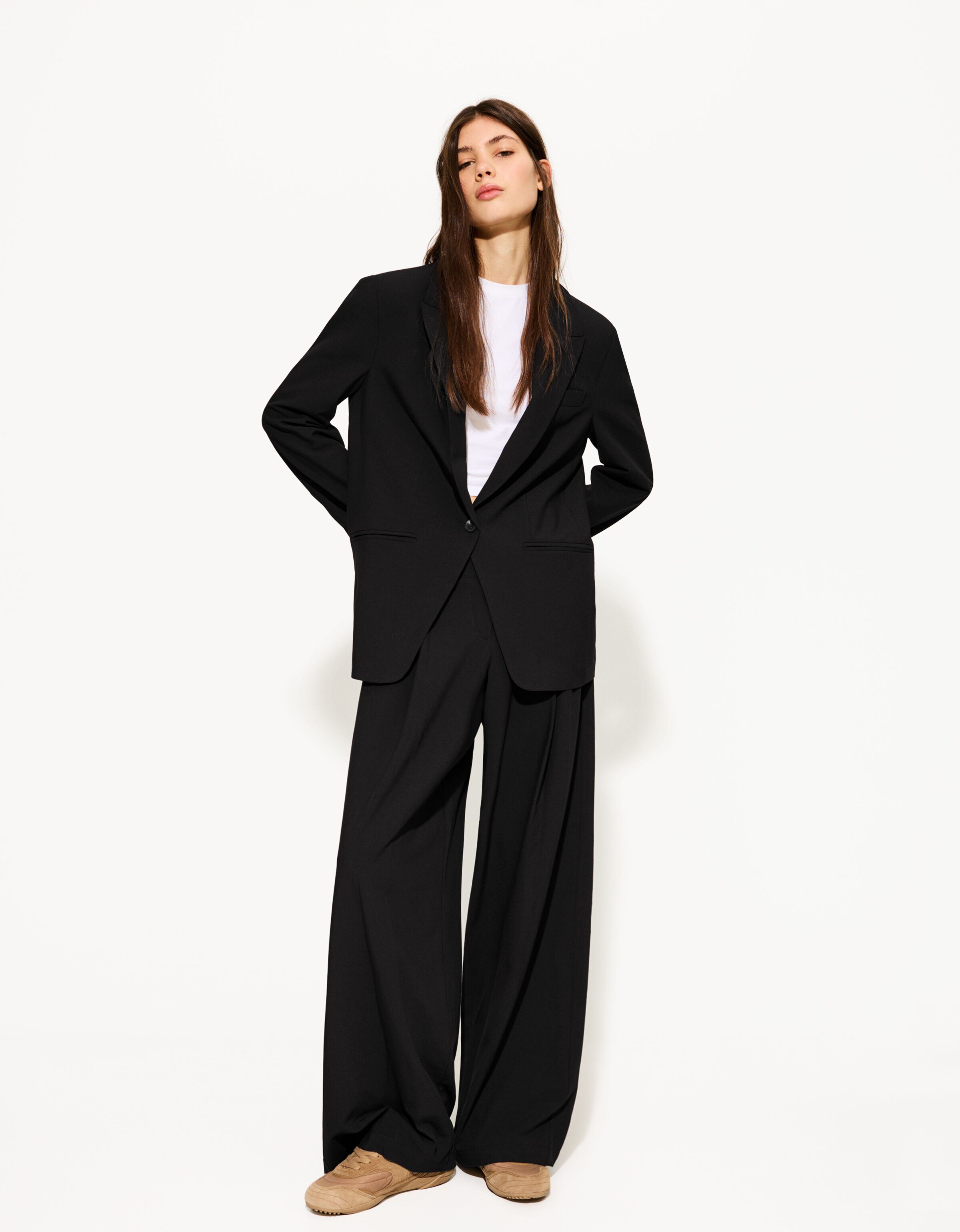 بلیزر پایه برند Bershka 1154872212