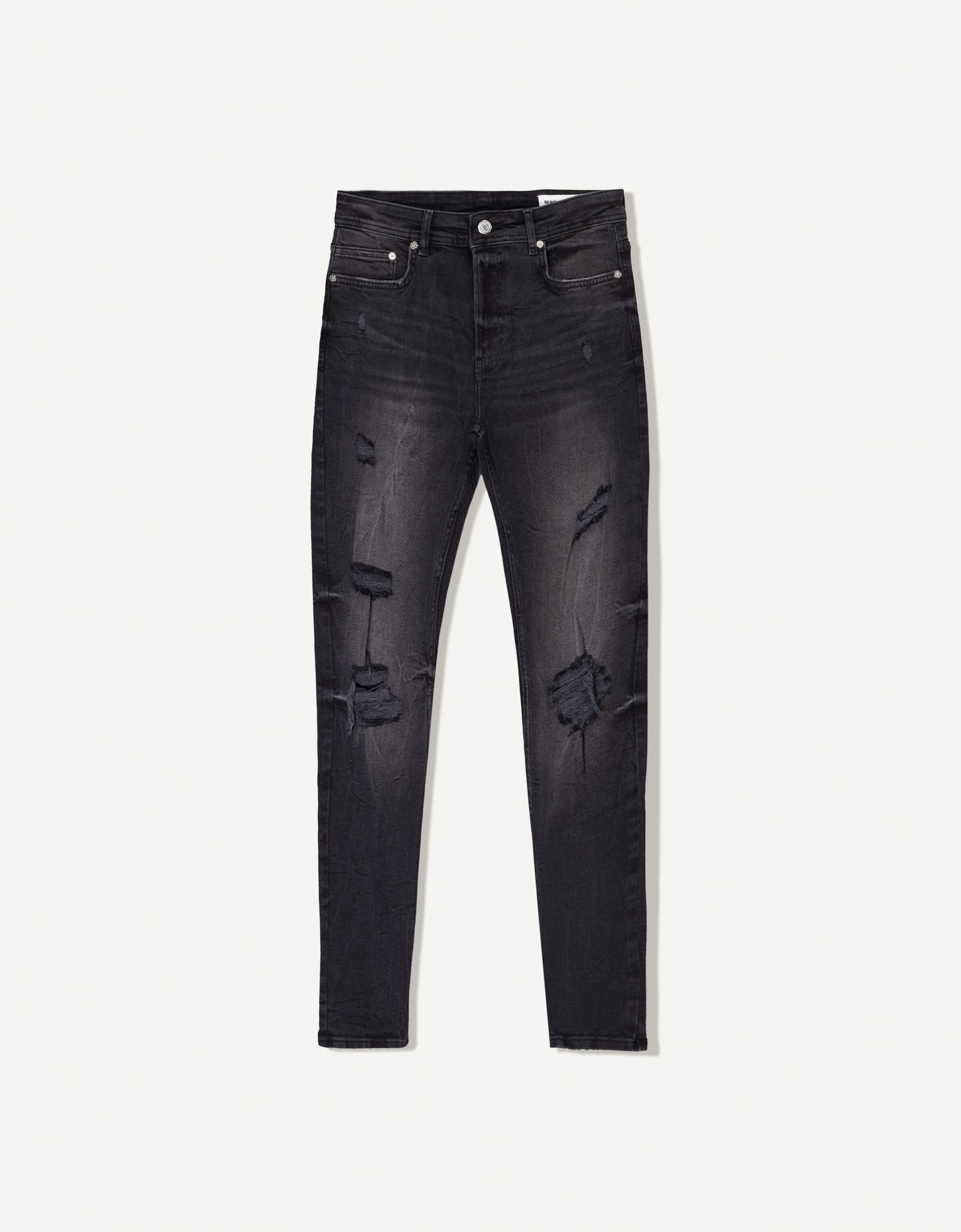 جین سوپر اسلیم پاره برند Bershka 1178500849