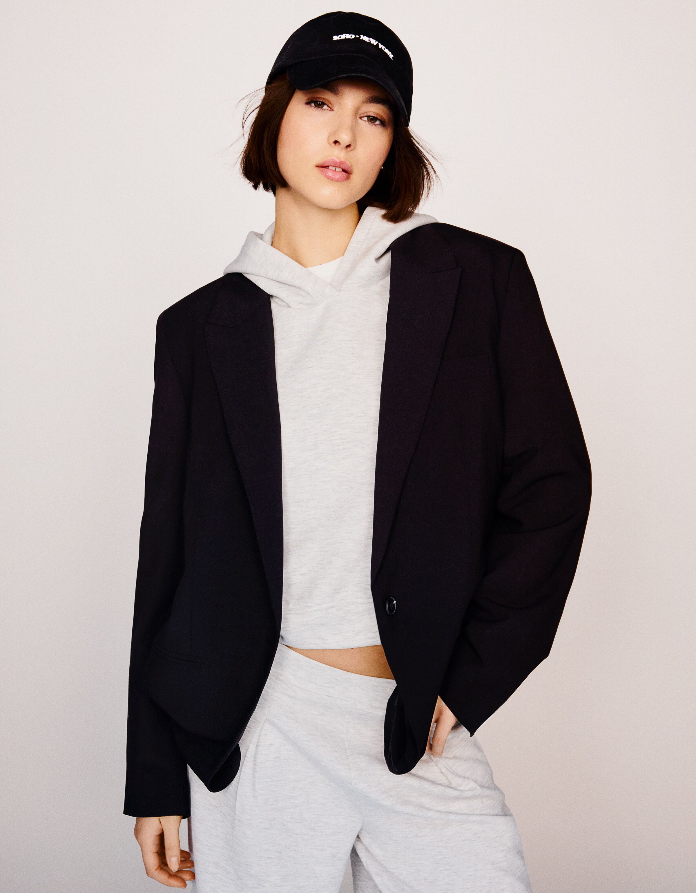 کت تک ساده برند Bershka 510845742