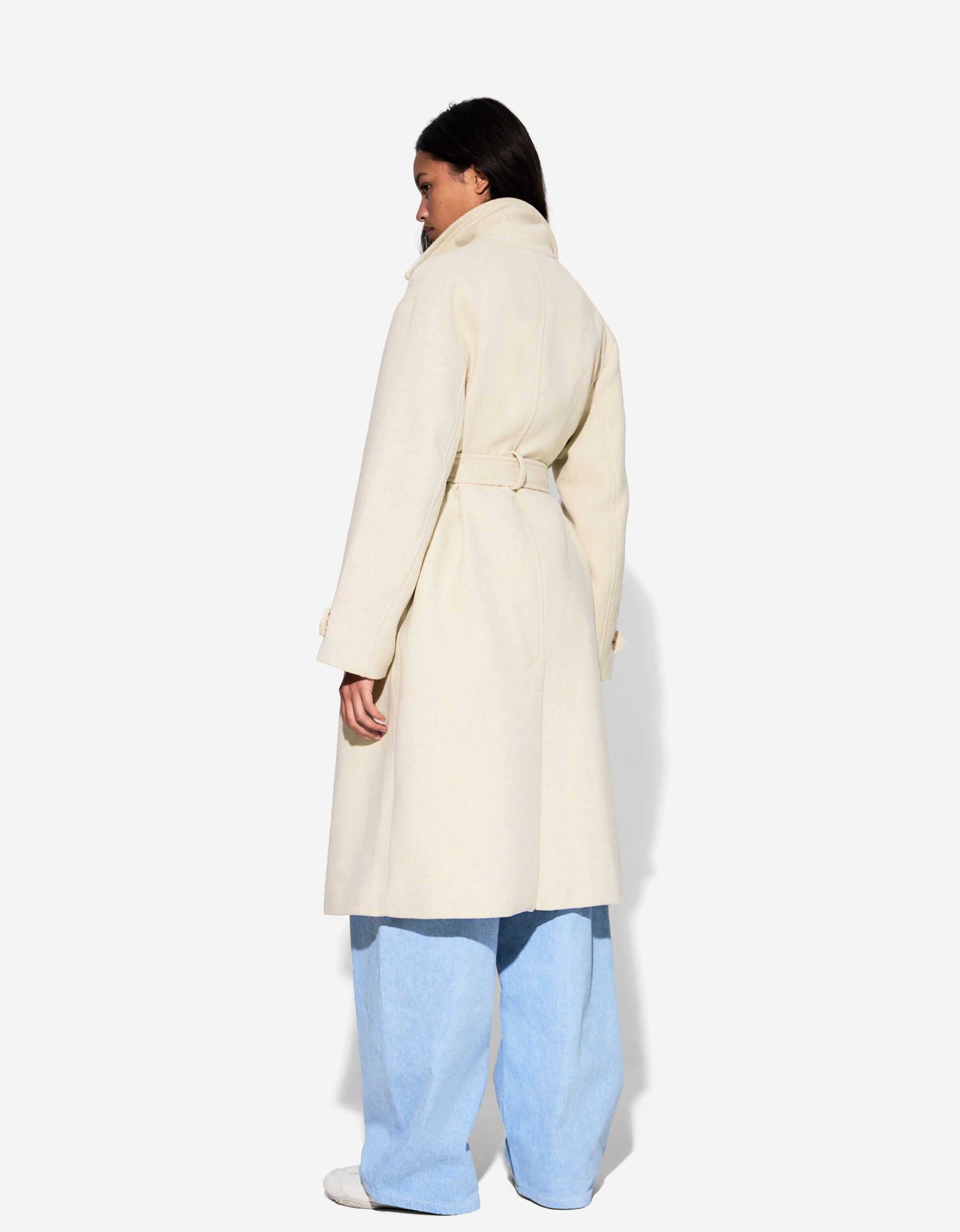کت پوش (ترنچ کت) برند Bershka