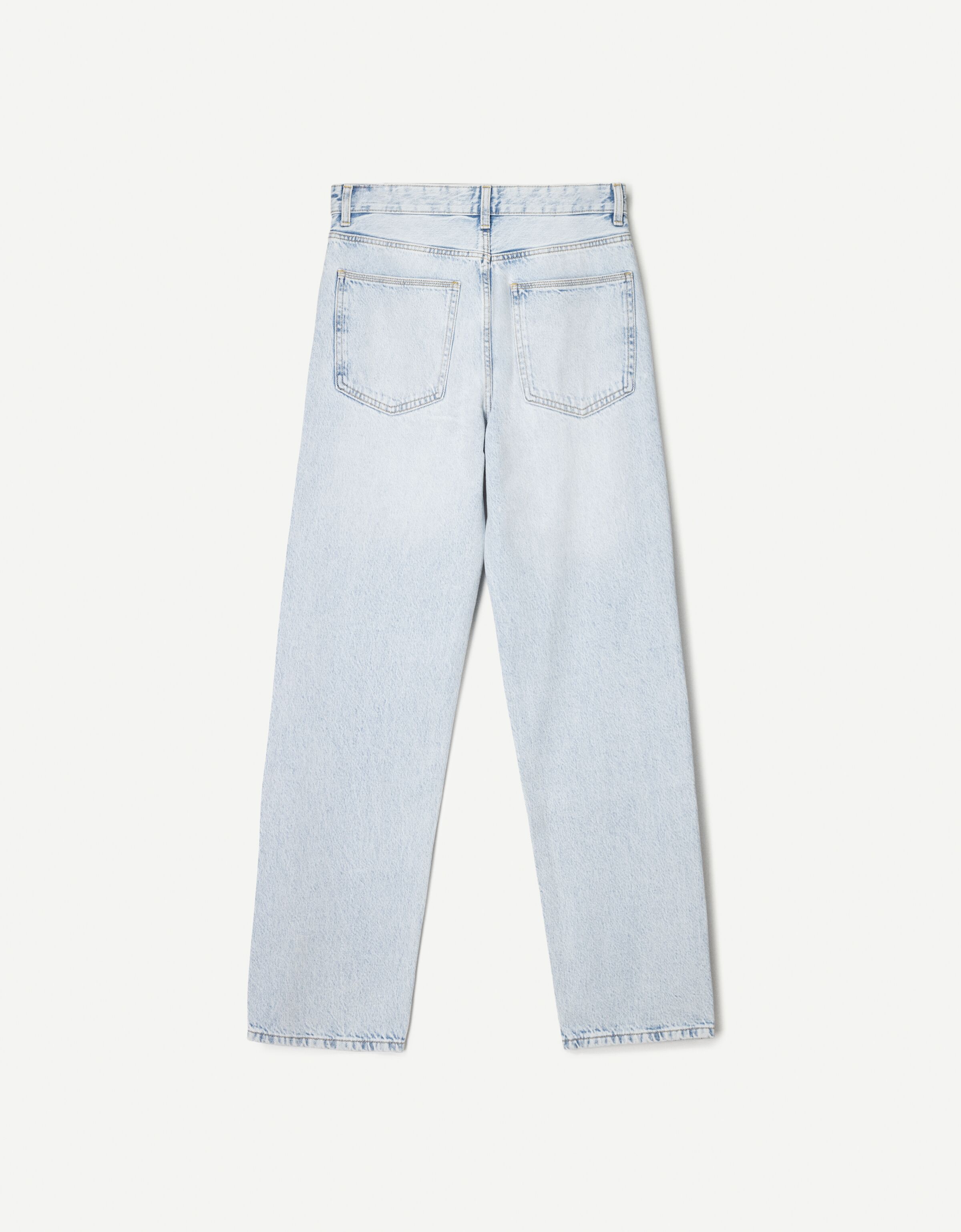 شلوار جین فیت مستقیم مدل دهه 90 برند Bershka 810197718