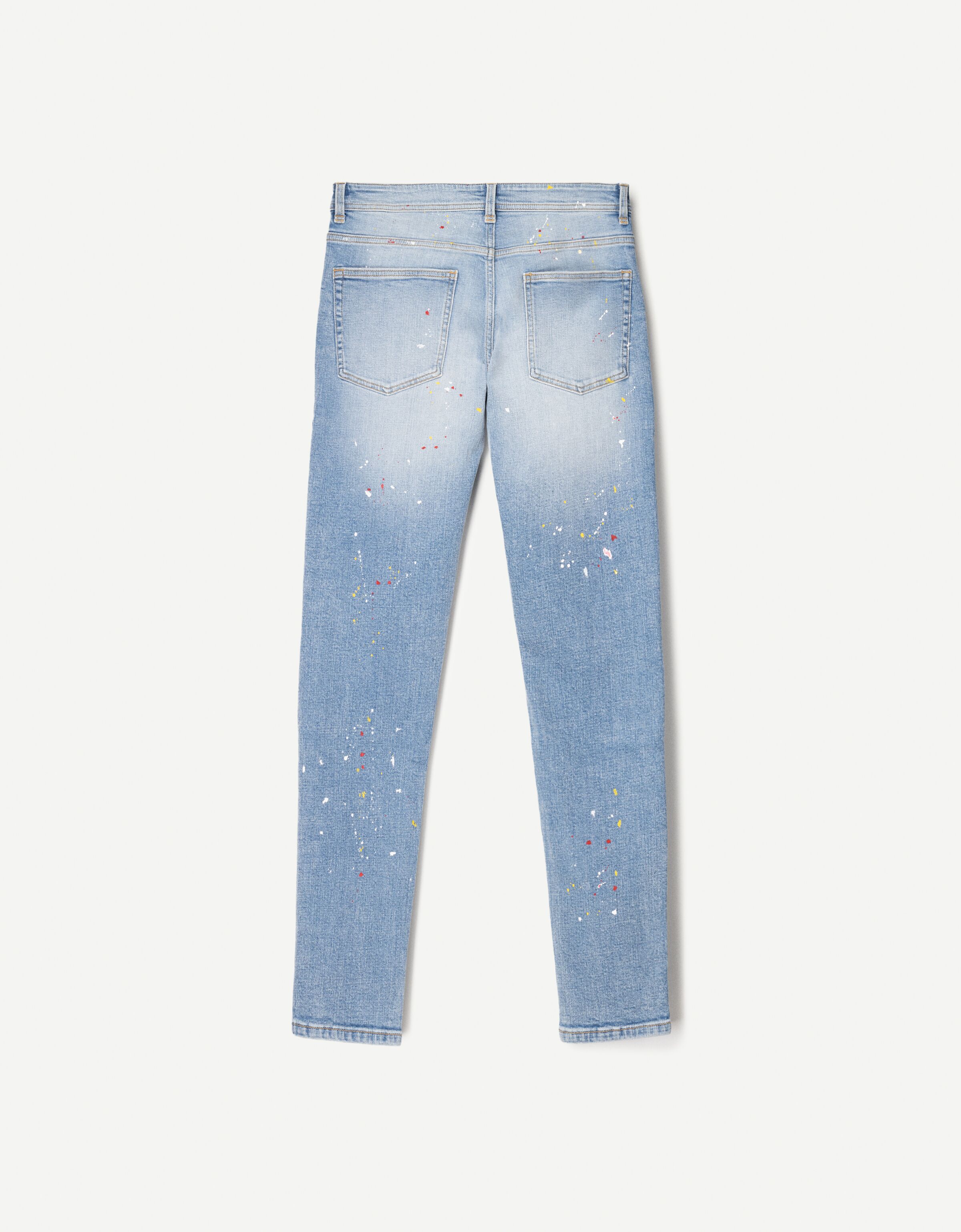 جین سوپر اسلیم پاره برند Bershka 901970123