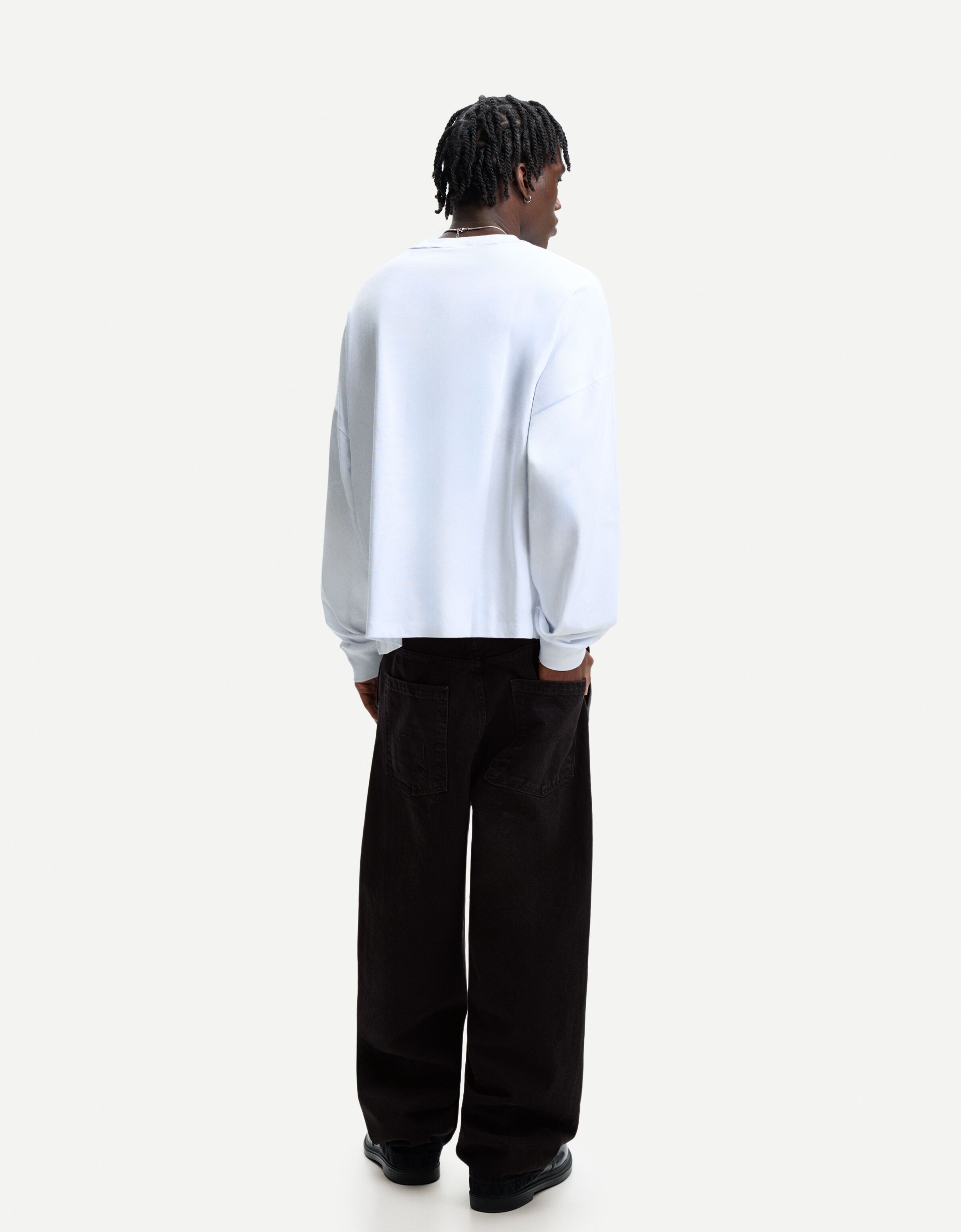 شلوار جین اسکیتری برند Bershka 505303205