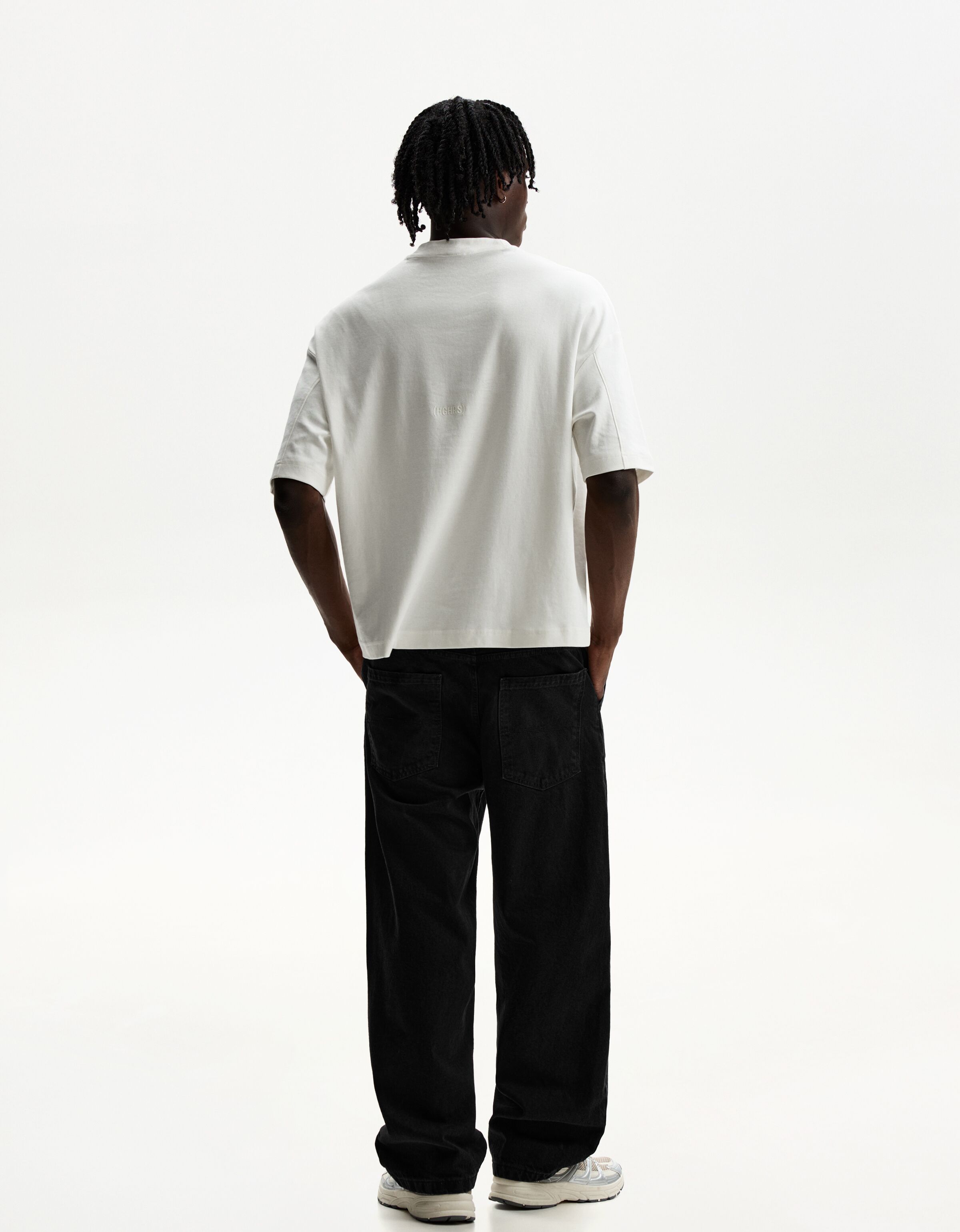 شلوار جین اسکیتری برند Bershka 505303206