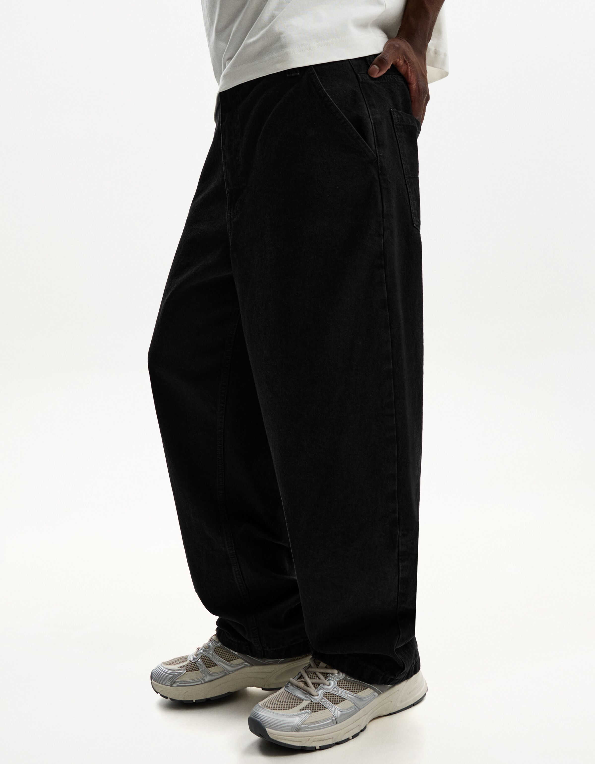شلوار جین اسکیتری برند Bershka 505303207