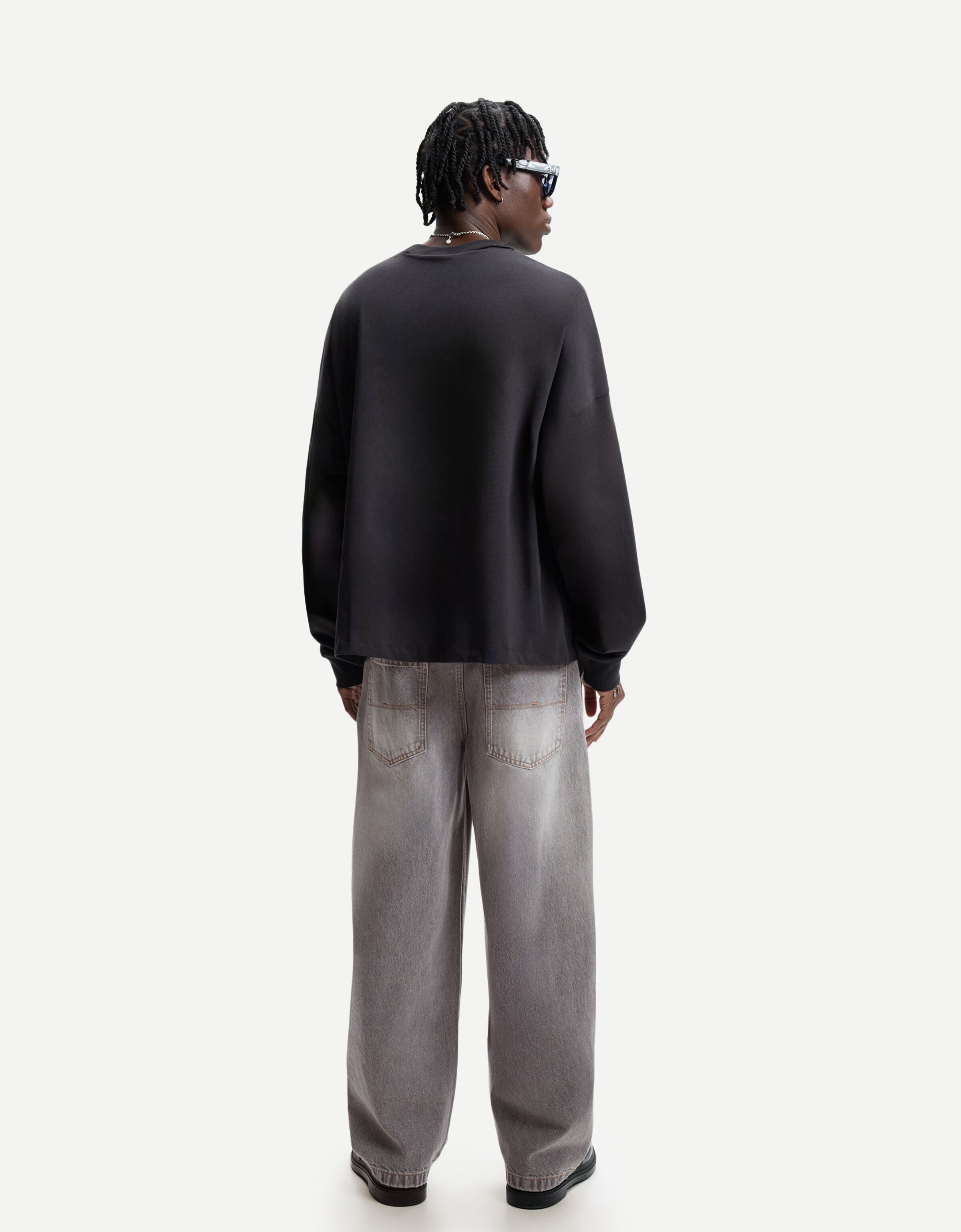 شلوار جین اسکیتری برند Bershka