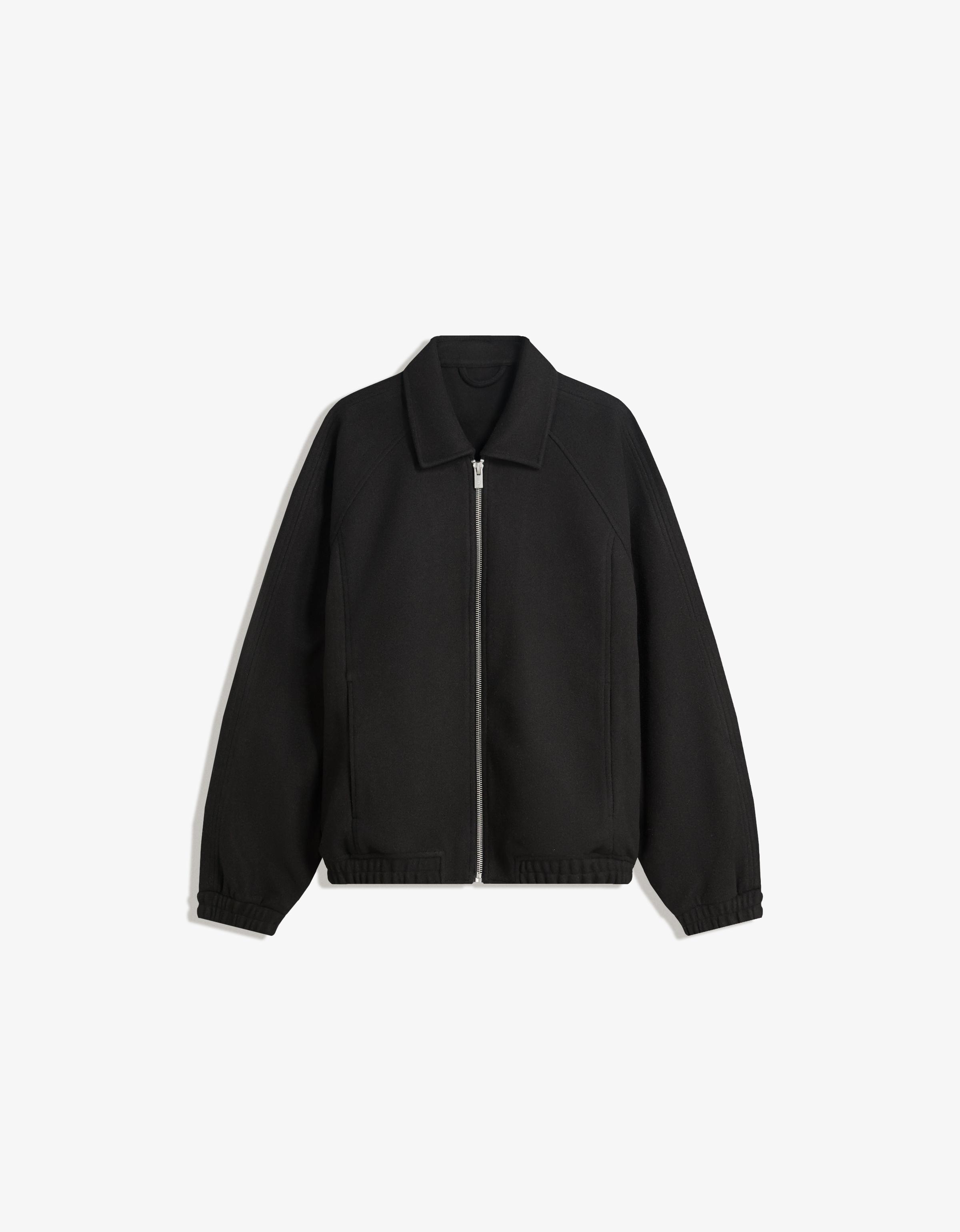 کت Jacket ترکر پشمی مصنوعی برند Bershka