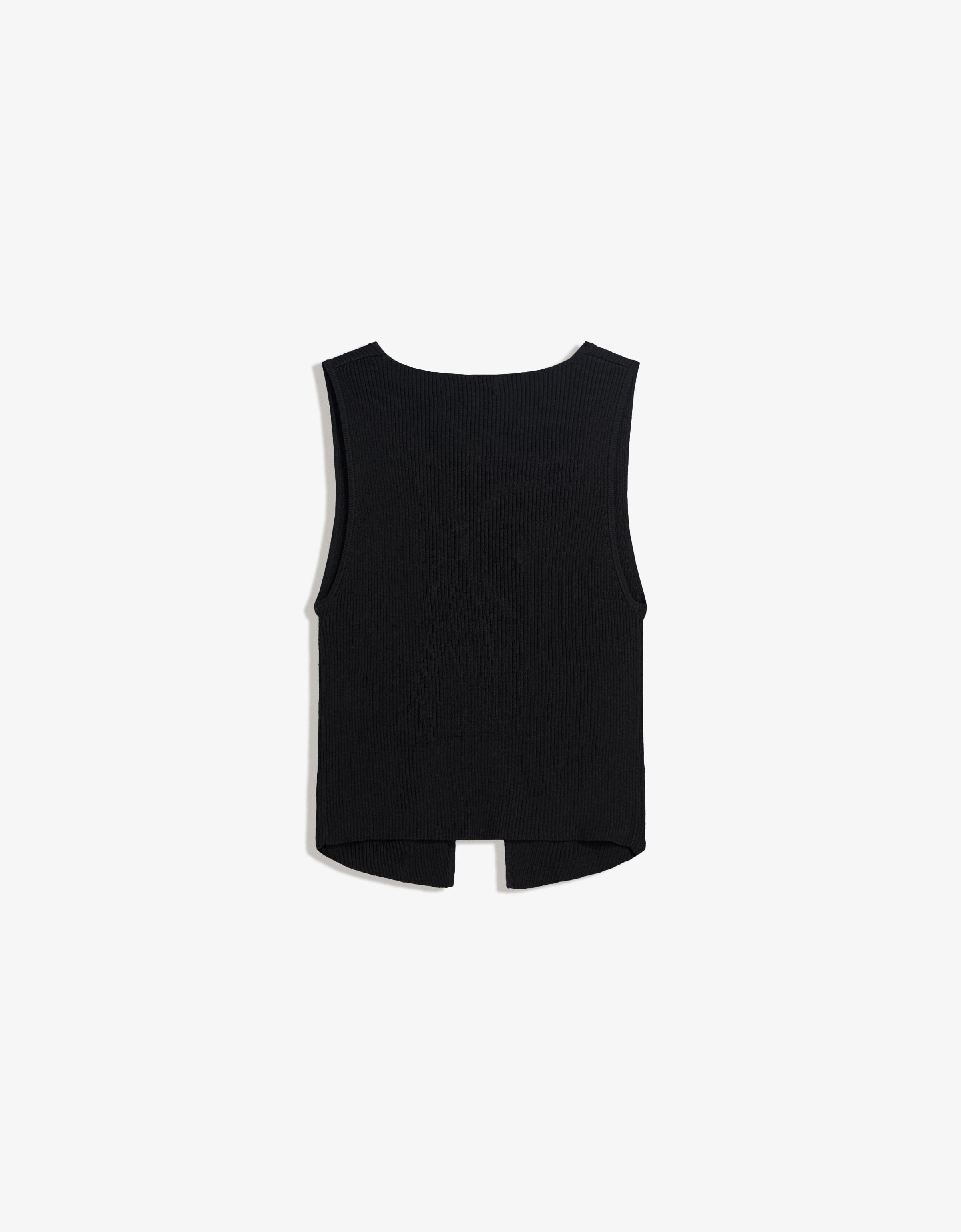 پوشش بدون آستین با جزئیات گره‌ای برند Bershka 1672500590
