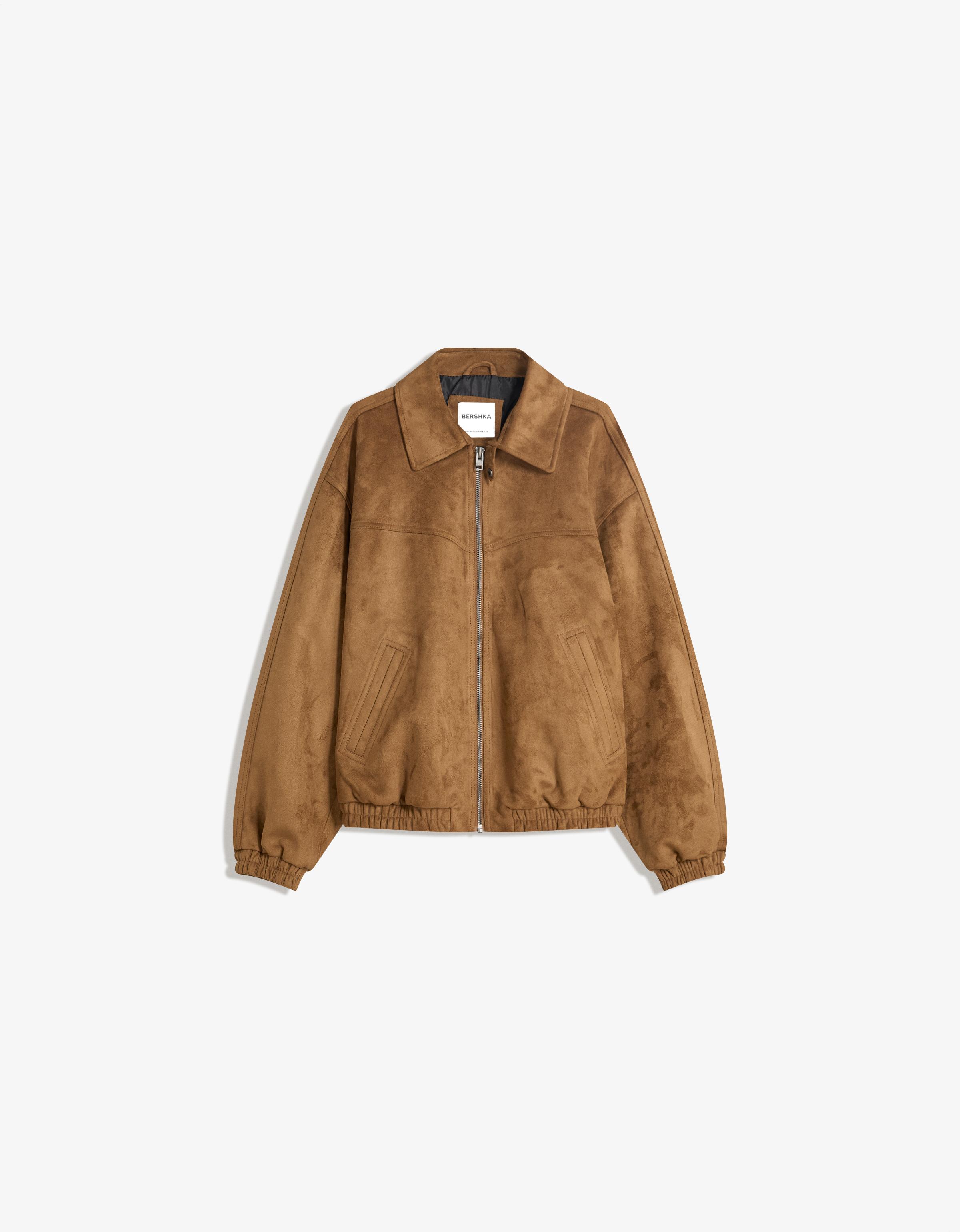 کت Jacket جیر مصنوعی برند Bershka