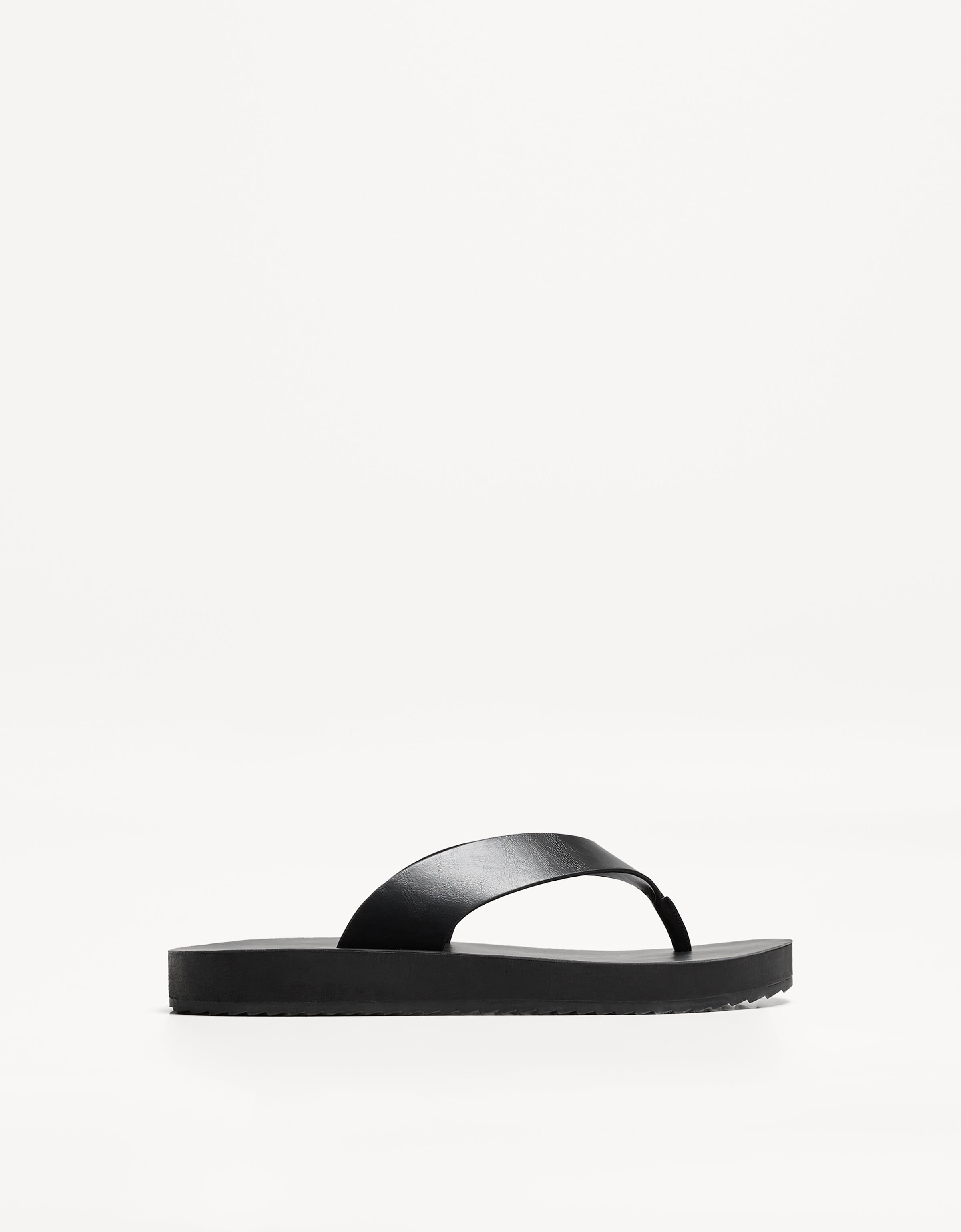 صندل بنددار برند Bershka