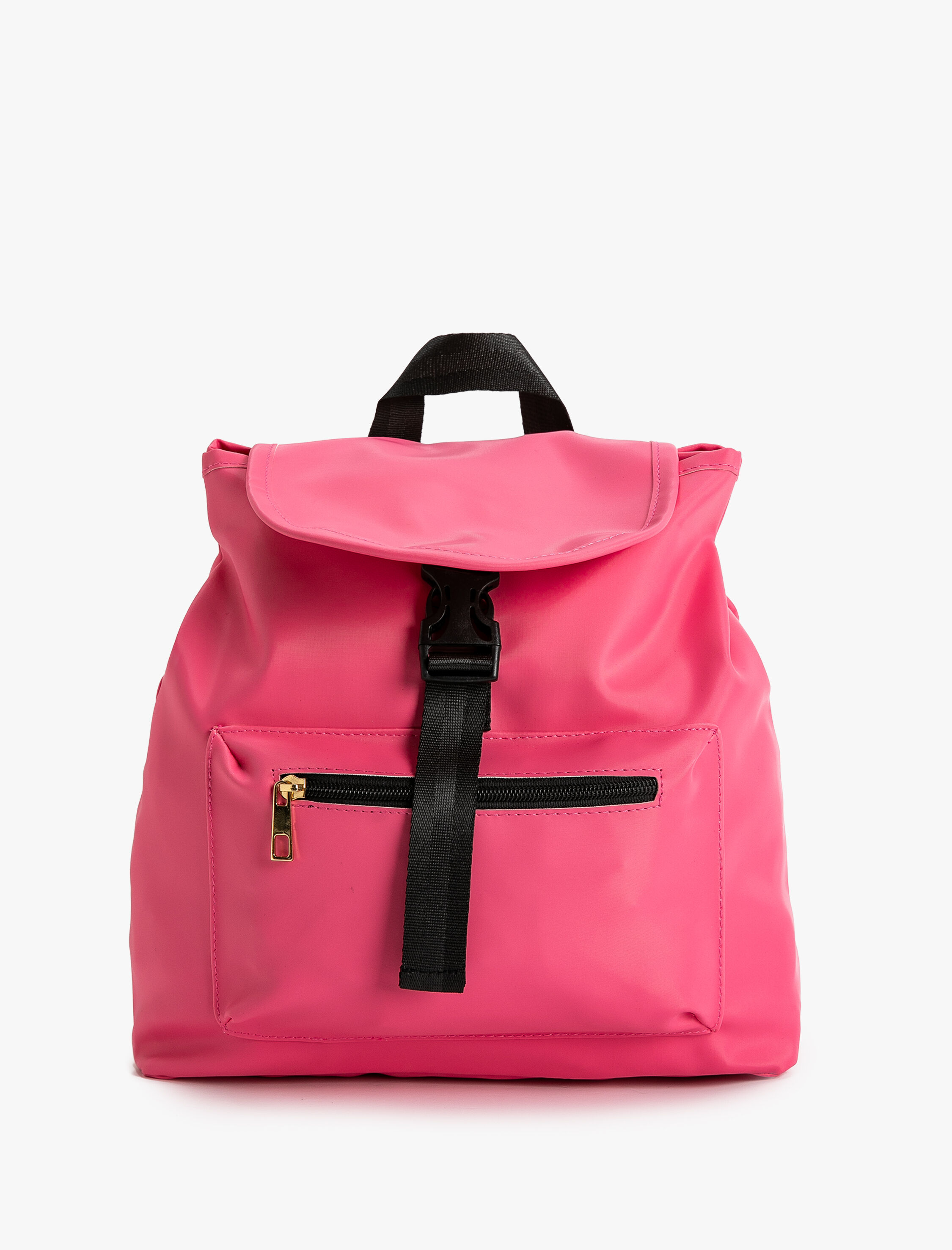 کوله‌پشتی با درپوش و بند قفل‌دار و جزئیات زیپ برند Koton