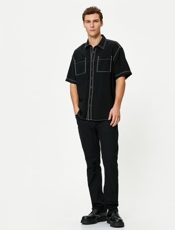 شلوار جین کمر راست با فاق متوسط - مارک جین برند Koton 5557593