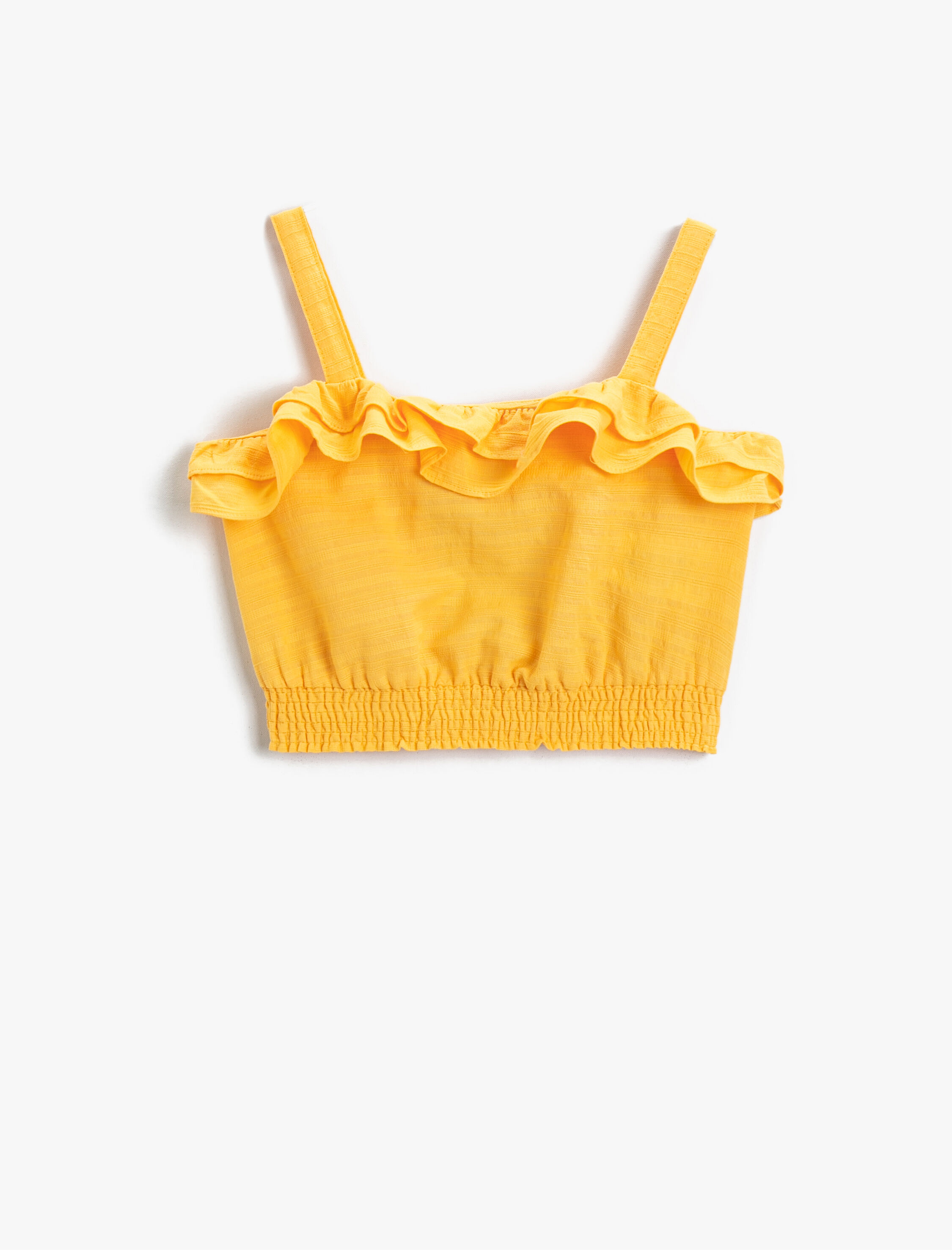 بلوز کوتاه آستین دار با پارچه پنبه‌ای برند Koton