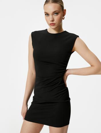 مینی لباس بدون آستین با چین‌دار برند Koton 5331318