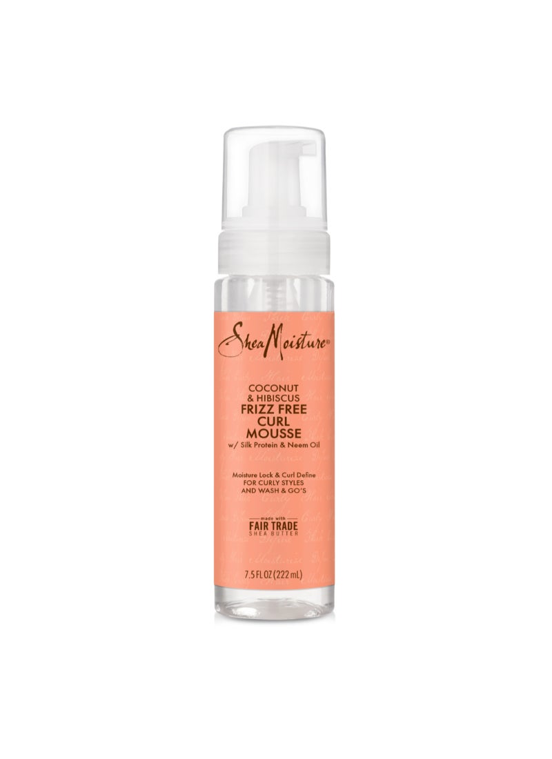 موس فر کننده بدون وز نارگیل و هیبیسکوس ۲۲۲ میلی لیتر برند sheamoisture