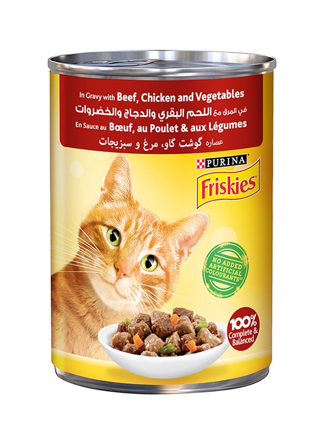 گوشت گاو و سبزیجات در سس ۴۰۰ گرم برند purina