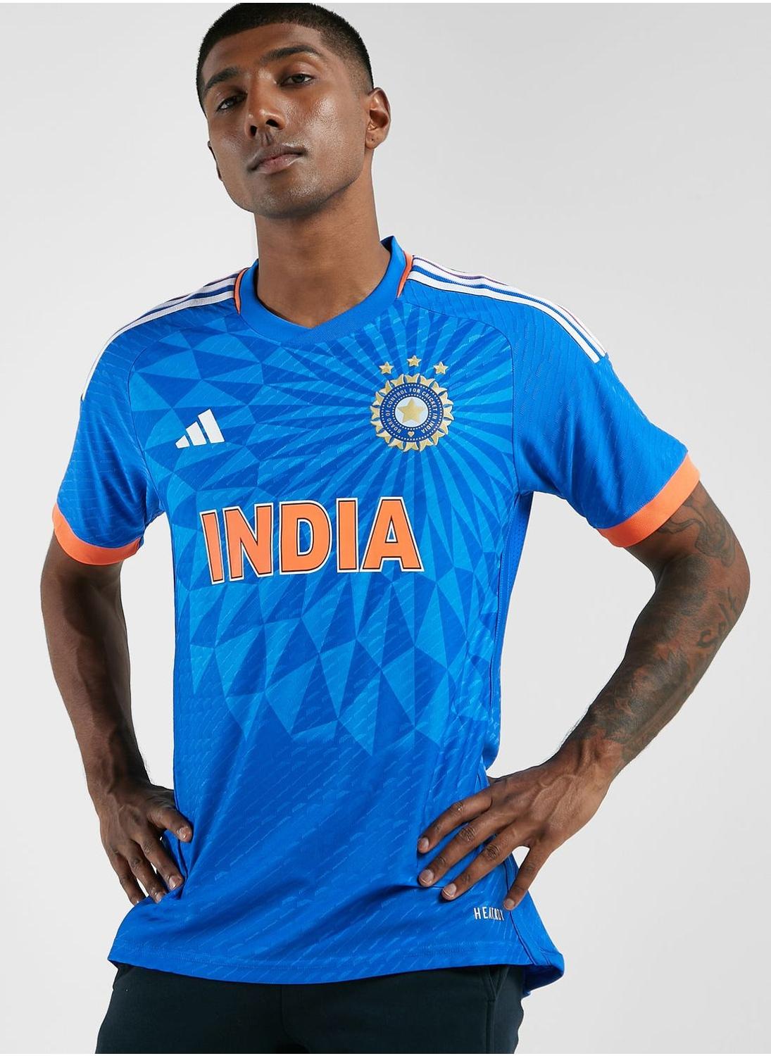 پیراهن کریکت T20 هند برند Adidas