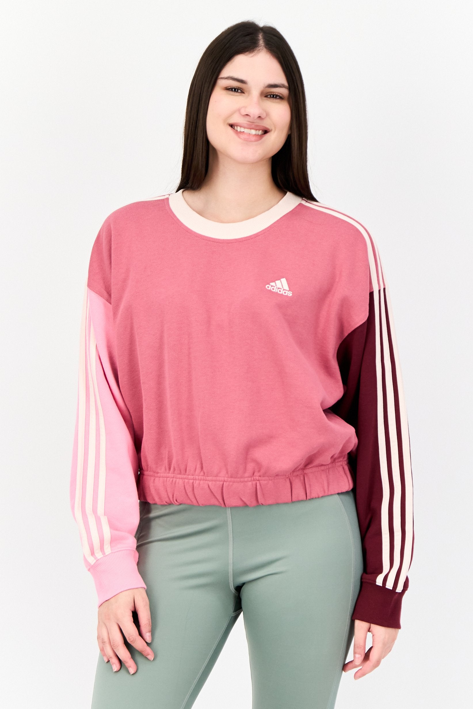 سویشرت ورزشی زنانه با آستین بلند، چند رنگ برند Adidas