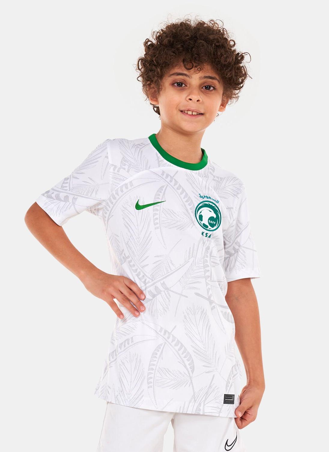 پیراهن خانگی بچه‌گانه عربستان سعودی - 2022/23 برند Nike