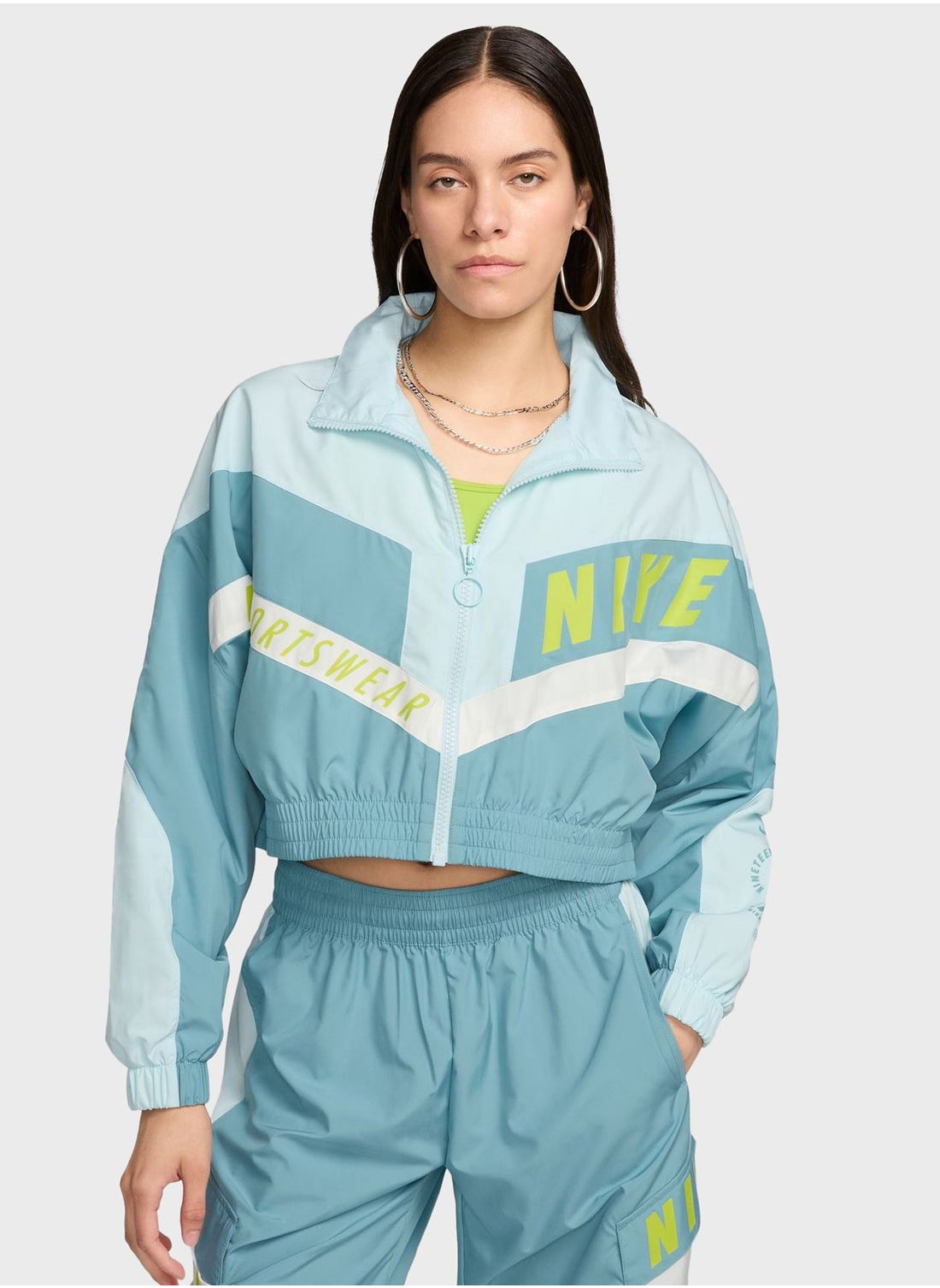 ژاکت خیابانی نخی برند NSW برند Nike