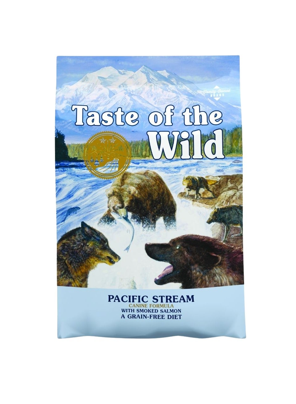 غذای خشک سگ با طعم سالمون دودی برند پاسیفیک استریم ۲ کیلوگرم برند taste of the wild