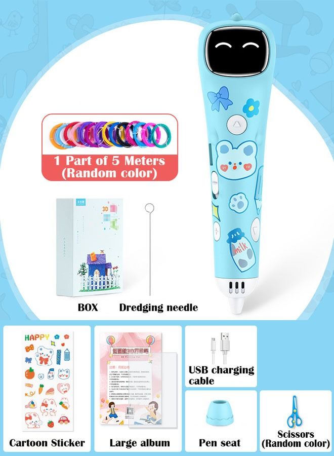 ست قلم ۳D چاپ کودکانه برند zcm-happy