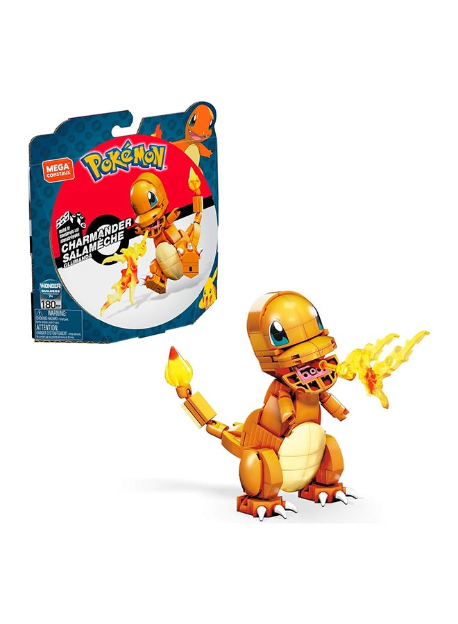 ساخت و نمایش پوکمون چارمندر برند mega bloks