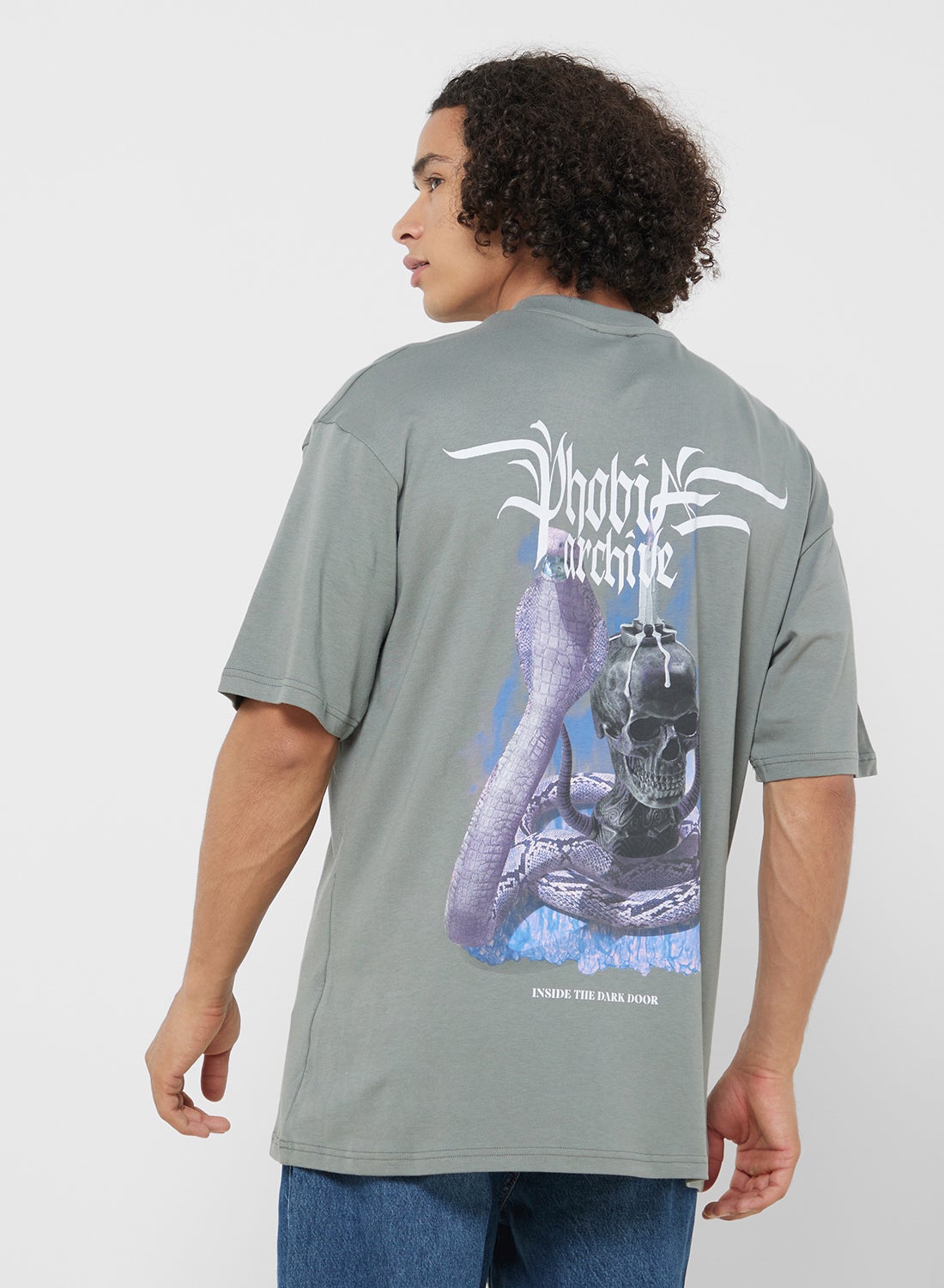 تی‌شرت چاپی کبرا آتشین برند phobia