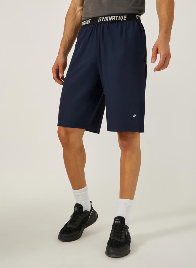 شلوارک با کمر چاپی و جزئیات جیب زیپی برند styli active