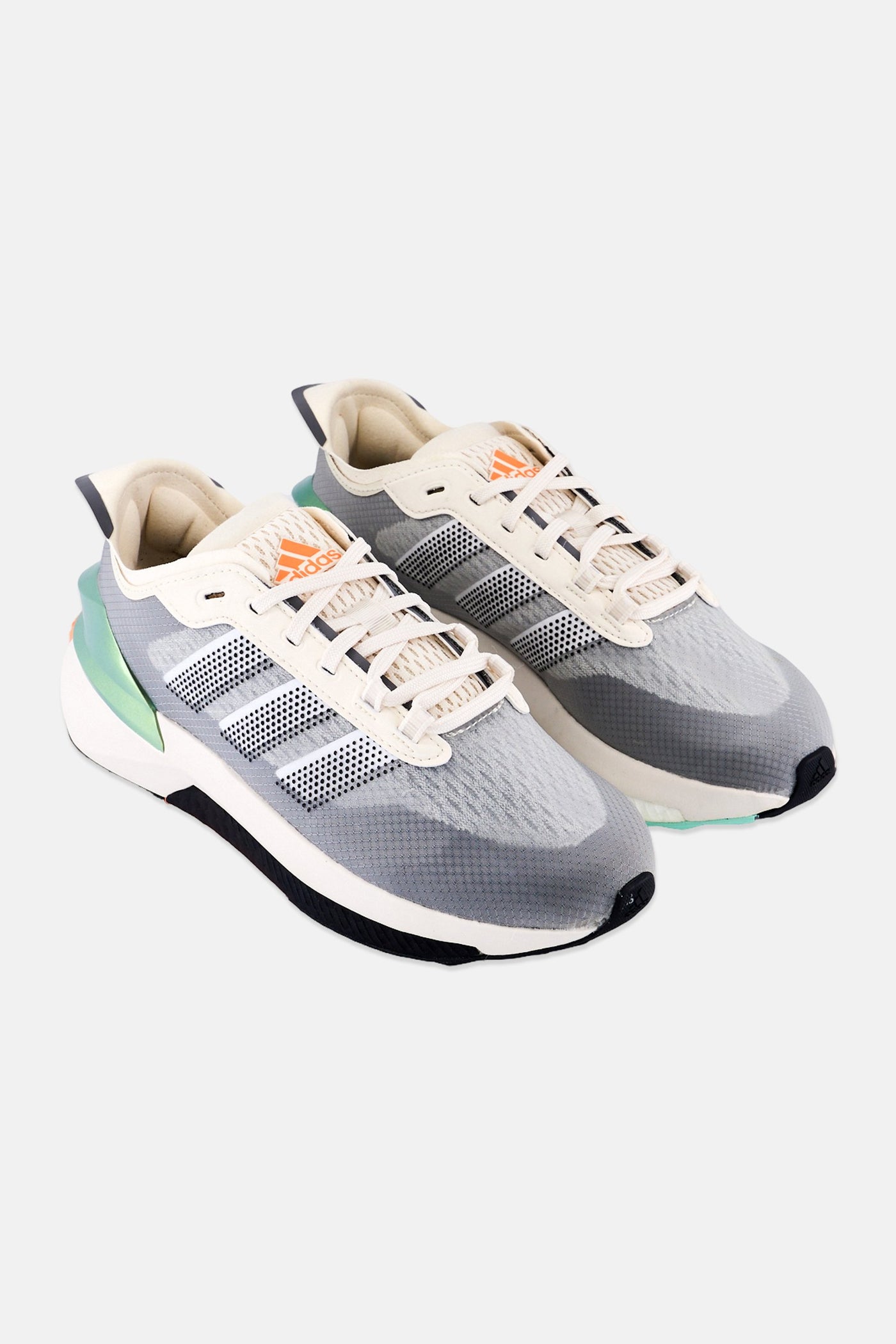 کفش دویدن بچگانه پسرانه آوریان مدل بنددار، خاکستری برند Adidas