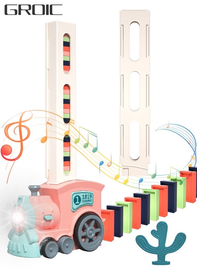 ست بازی دومینو ۱۲۰ تکه مدل قطار برای کودکان برند groic