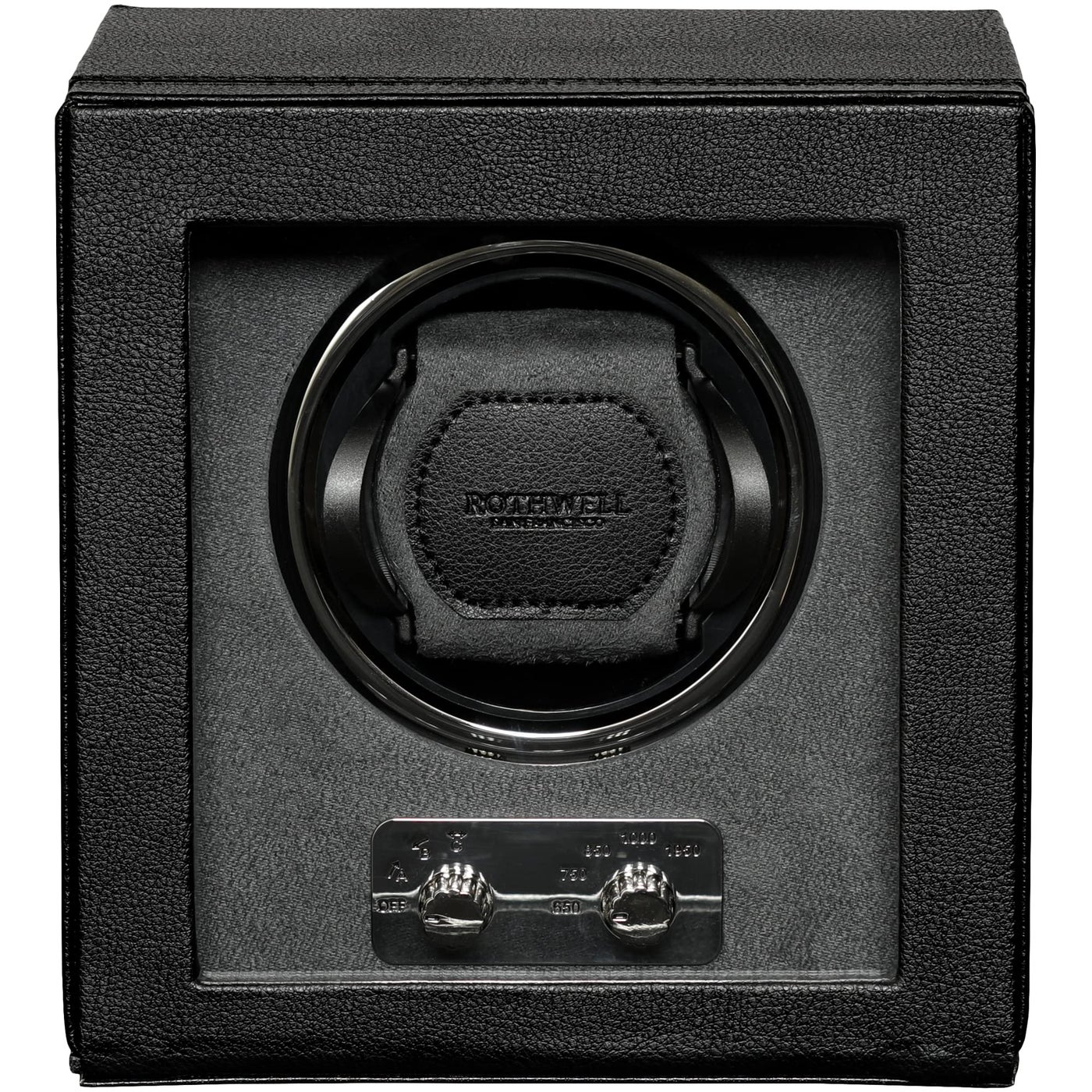 روندوِل ویندر ساعت تک برای ساعت‌های اتوماتیک با موتور بی‌صدا و تنظیمات سرعت و چرخش متعدد مشکی-خاکستری برند rothwell