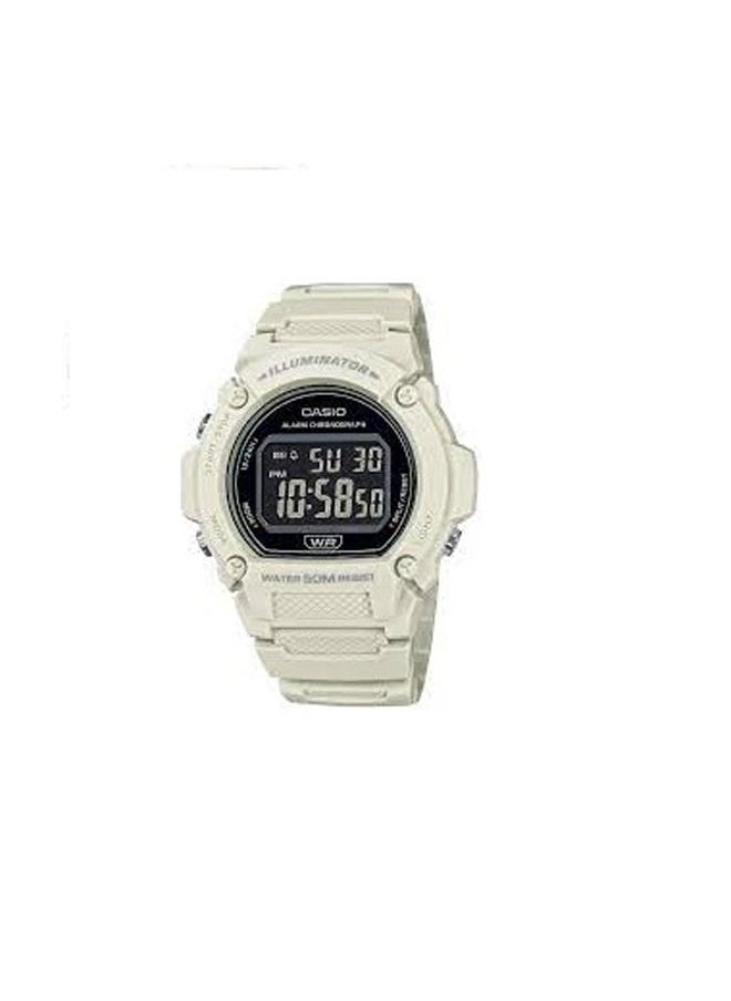 ساعت دیجیتال رزینی W-219HC-8BVDF برند casio