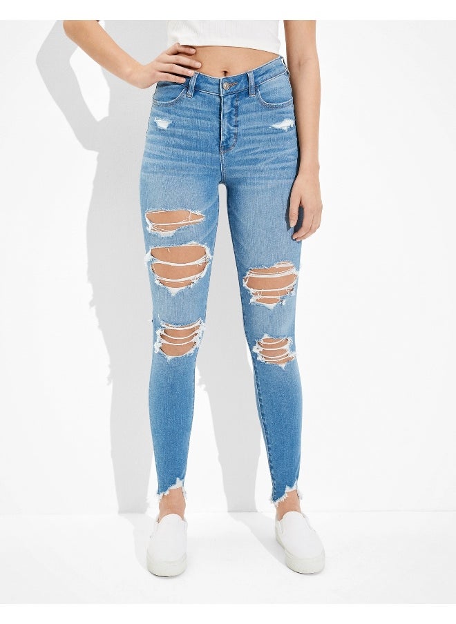 Ae Dream Jegging High V-Rise را پاره کرد برند american eagle