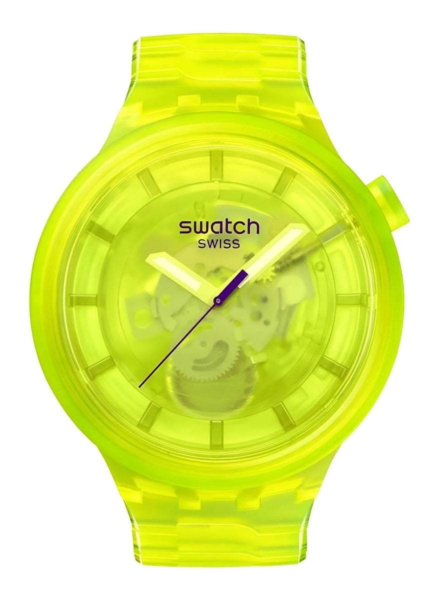 ساعت کوارتز آنالوگ یونیسکس برند یلو جوی برند Swatch