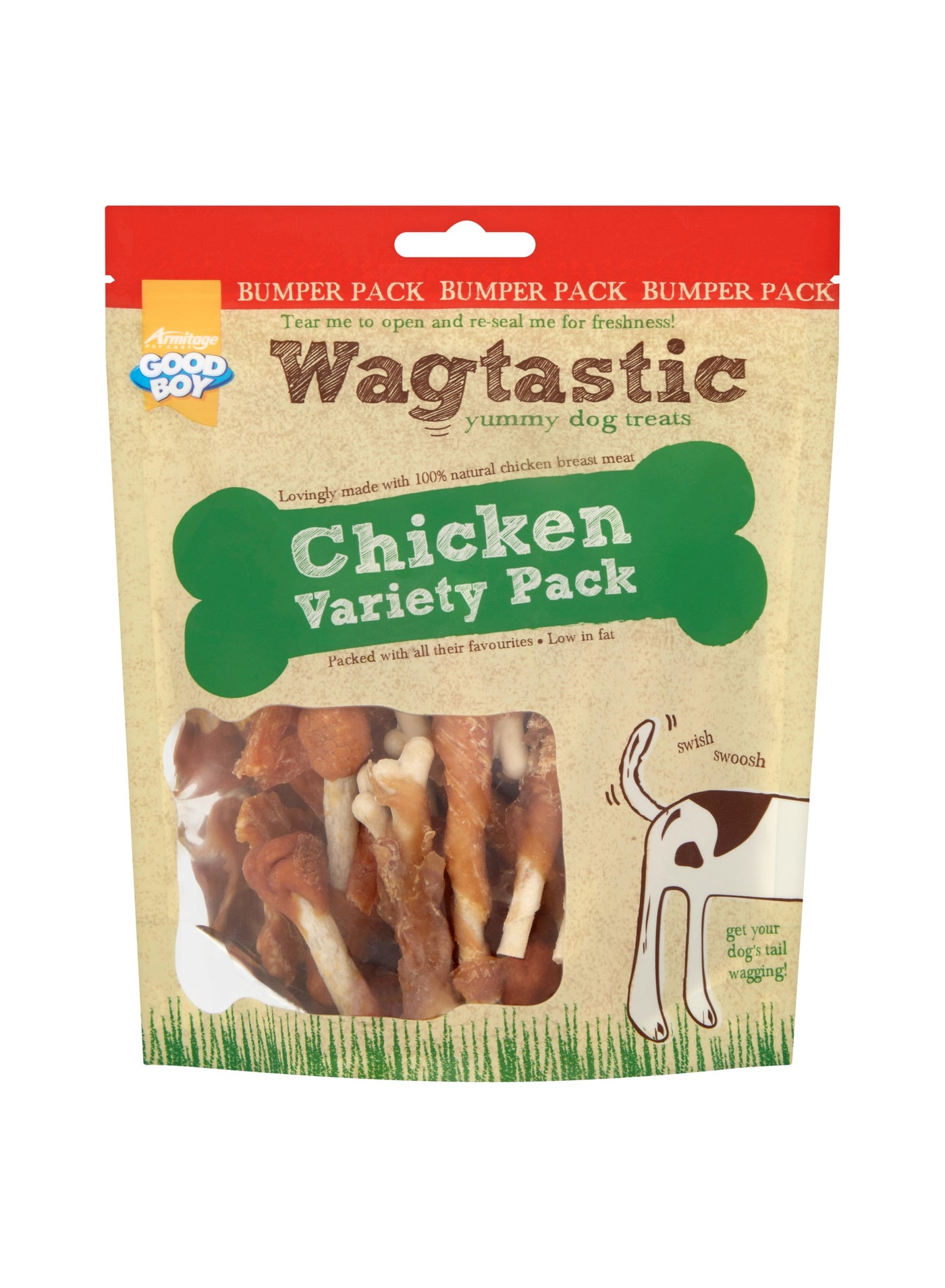 پک تنوع مرغ وگتستیک ۳۲۰ گرم برند armitage