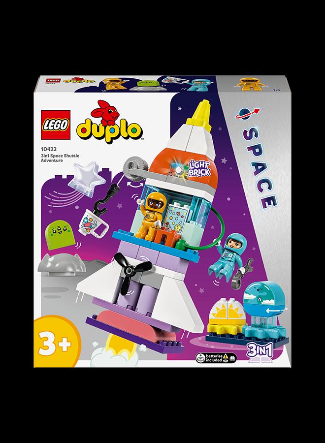 لگو: اسباب‌بازی آموزشی علمی دوپلو مدل ماجراجویی شاتل فضایی ۳ در ۱ برای کودکان ۳ ساله