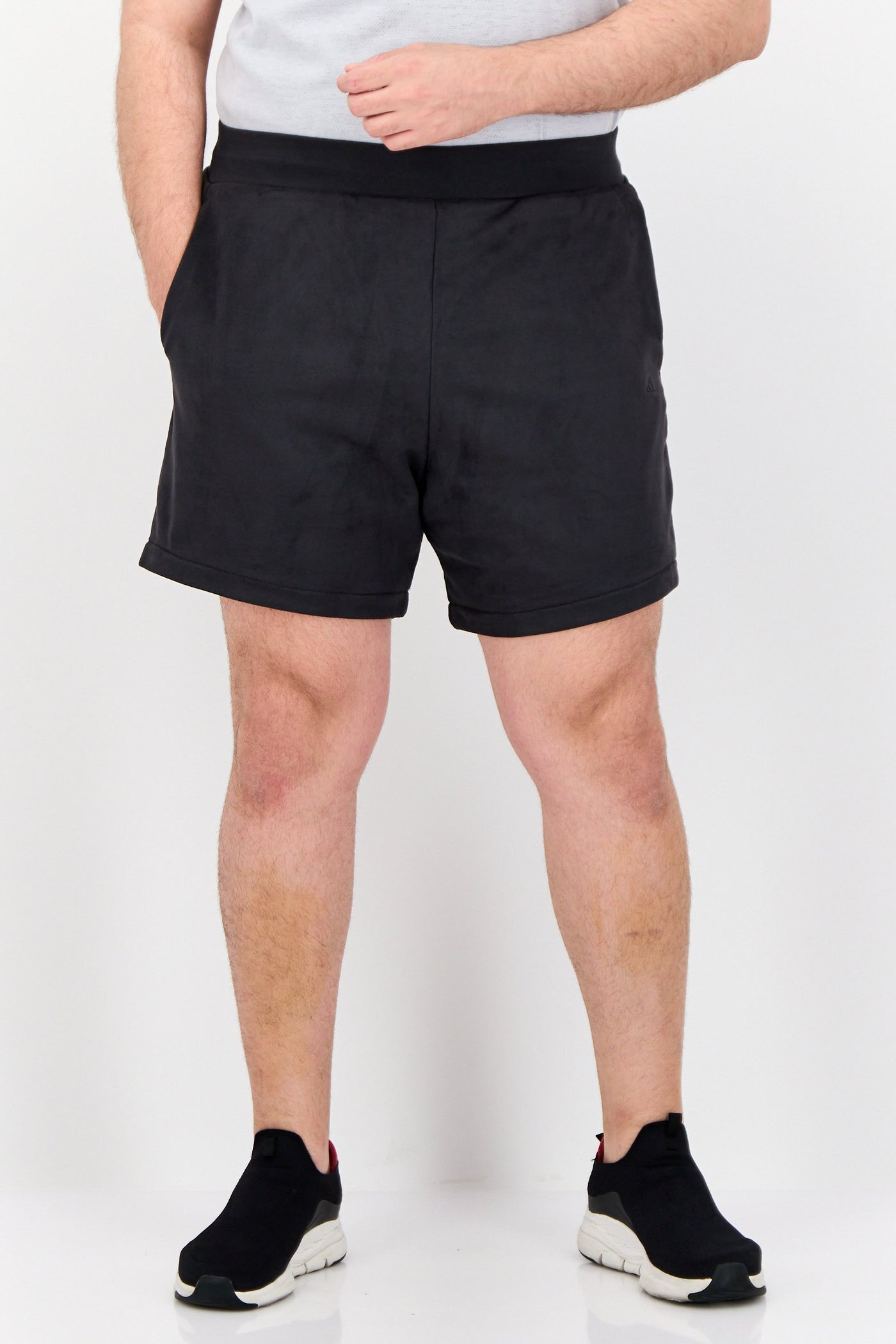 شلوارک ورزشی مردانه مناسب فضای باز، خاکستری تیره برند Adidas