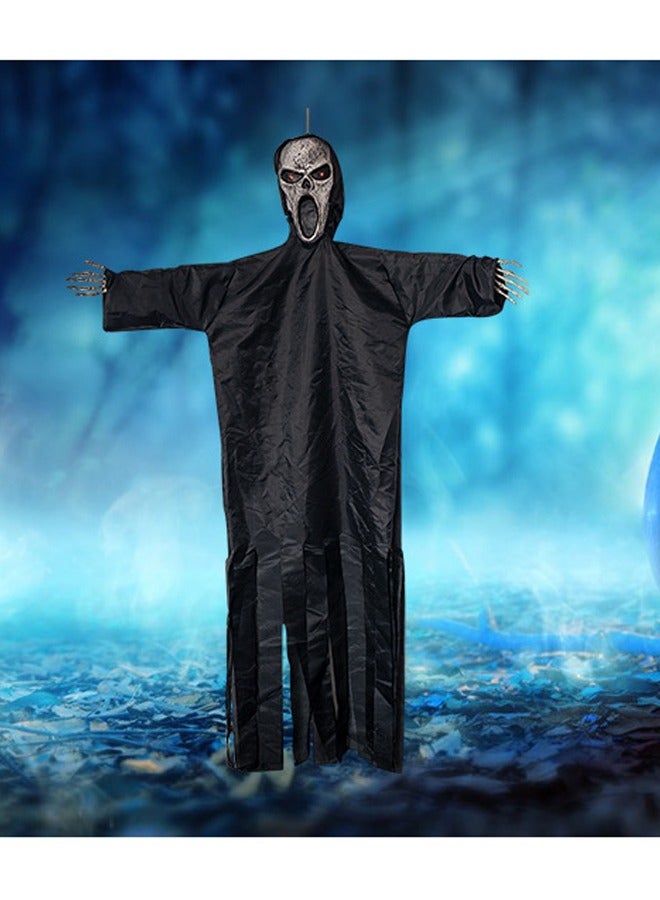 تزئینات زامبی، وسایل روح با چراغ‌ها و صداهای فعال شده با لمس، مناسب برای تزئینات فضای باز و اتاق‌های مخفی هالووین برند generic