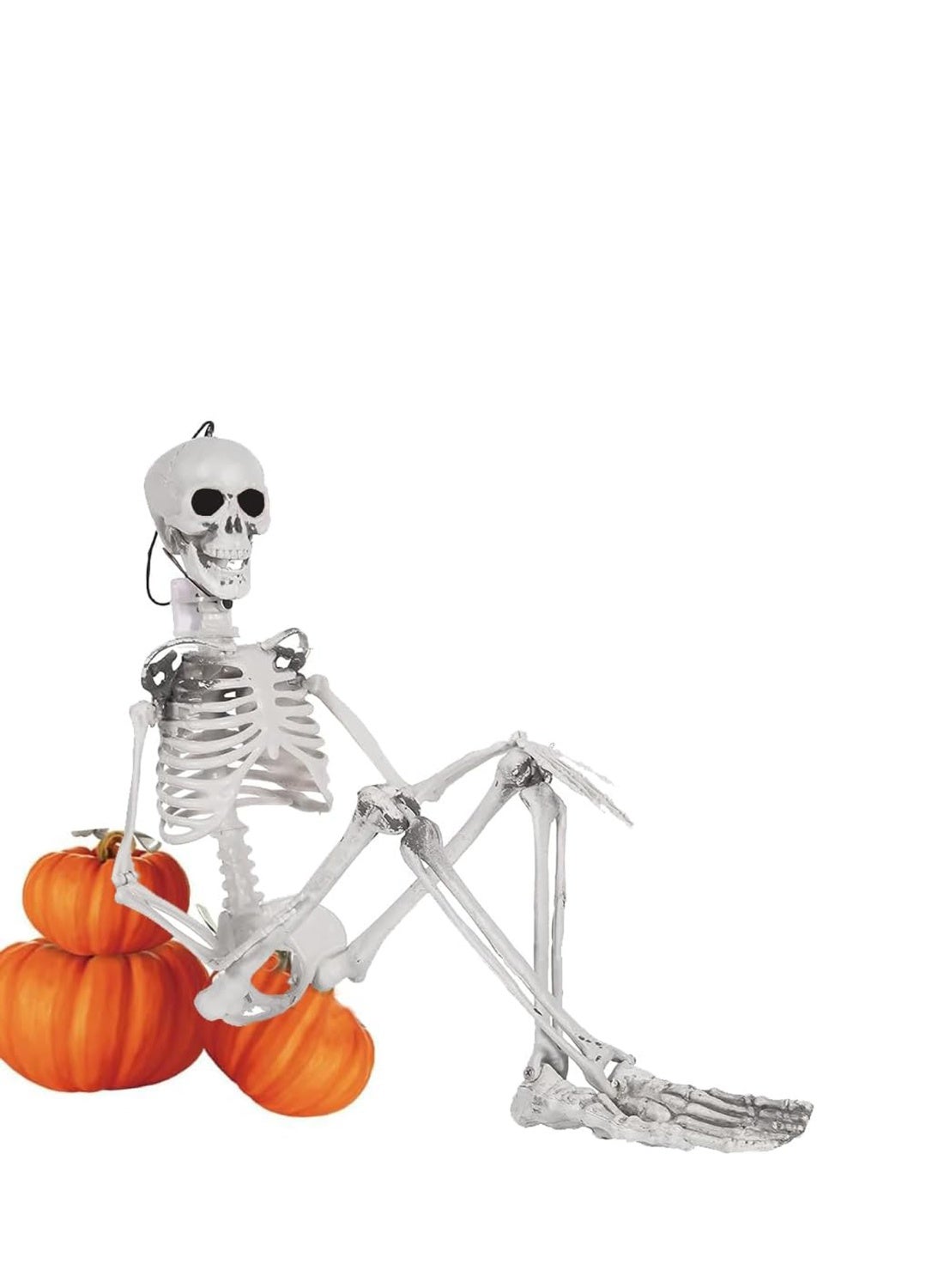 استخوان‌های پلاستیکی با مفاصل متحرک برای دکوراسیون صحنه و تزئینات، مناسب برای دکوراسیون خانه‌های تسخیر شده و آویزهای تعطیلات هالووین (۹۰ سانتی‌متر) برند generic