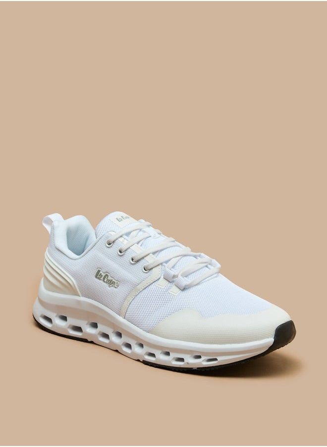کفش ورزشی مردانه مونوکروم با بند برند lee cooper