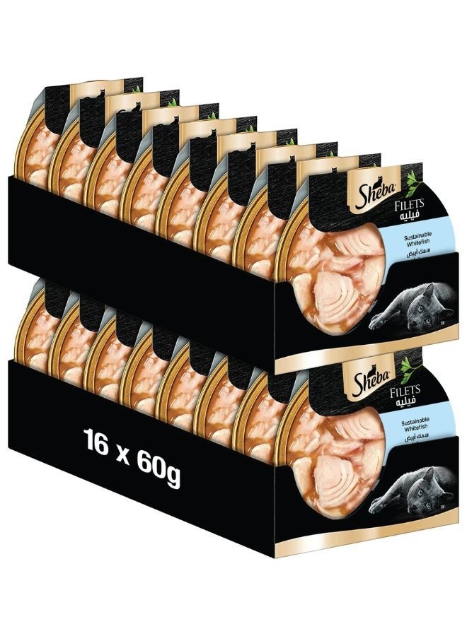 پک ۱۶ عددی فیله‌های مرغ و میگو و تن ماهی برند سیگ برند sheba