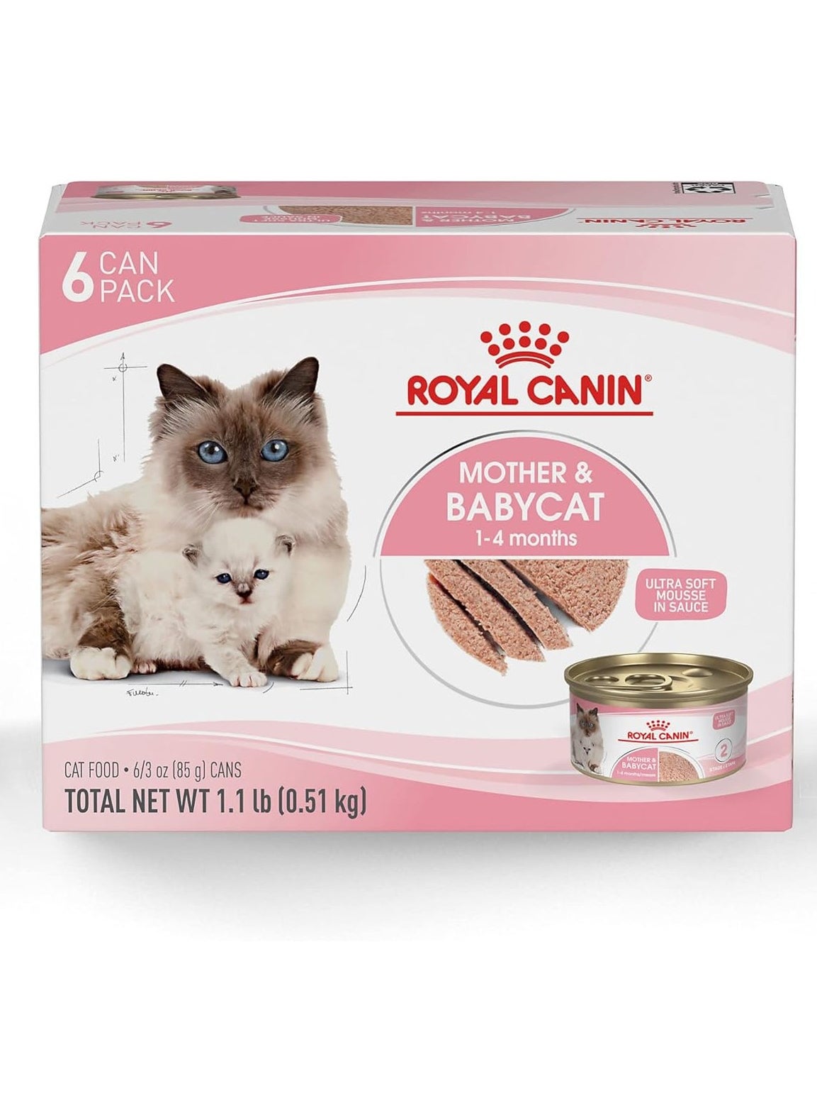 موس مادر و بچه گربه برند رویال کانیین برند royal canin