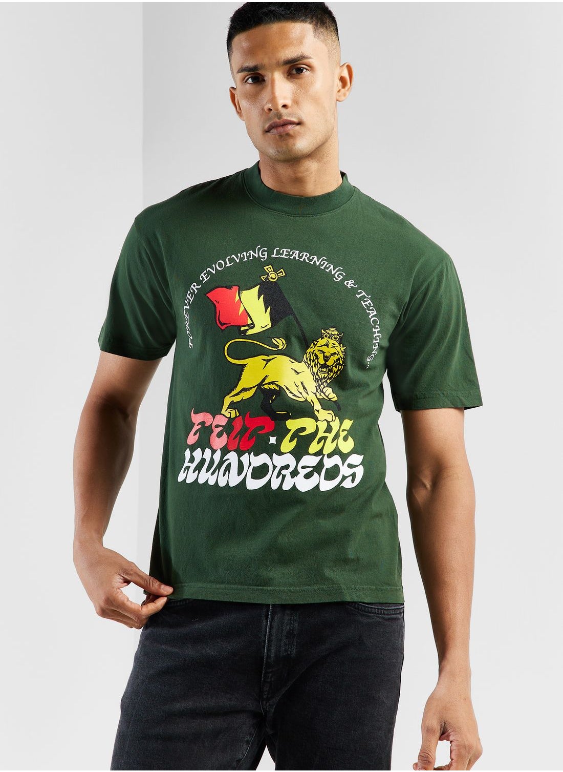 تی‌شرت شیر برند the hundreds
