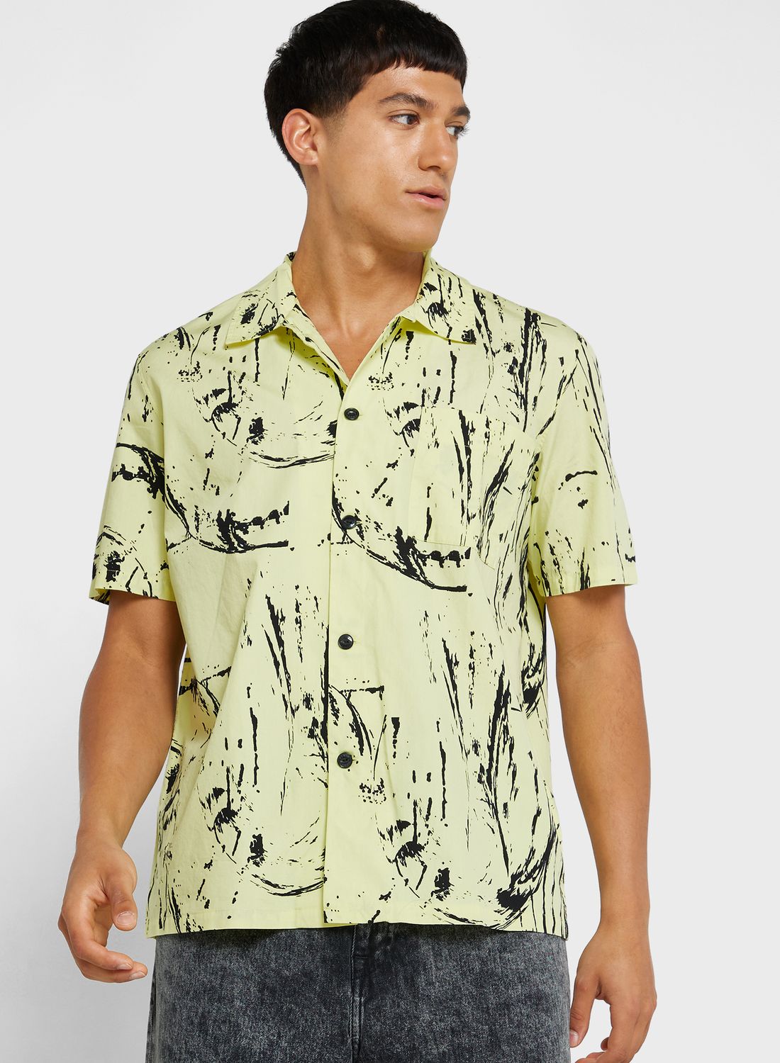 پیراهن بی‌خیالی خشن برند edwin