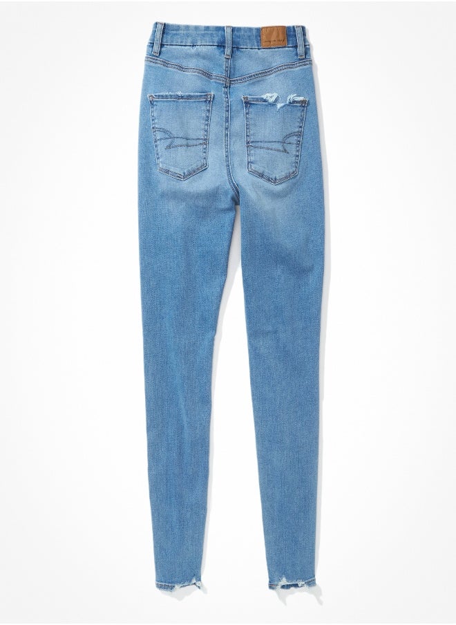 جگینگ کمر بلند زنانه برند AE Forever Soft Curvy برند american eagle