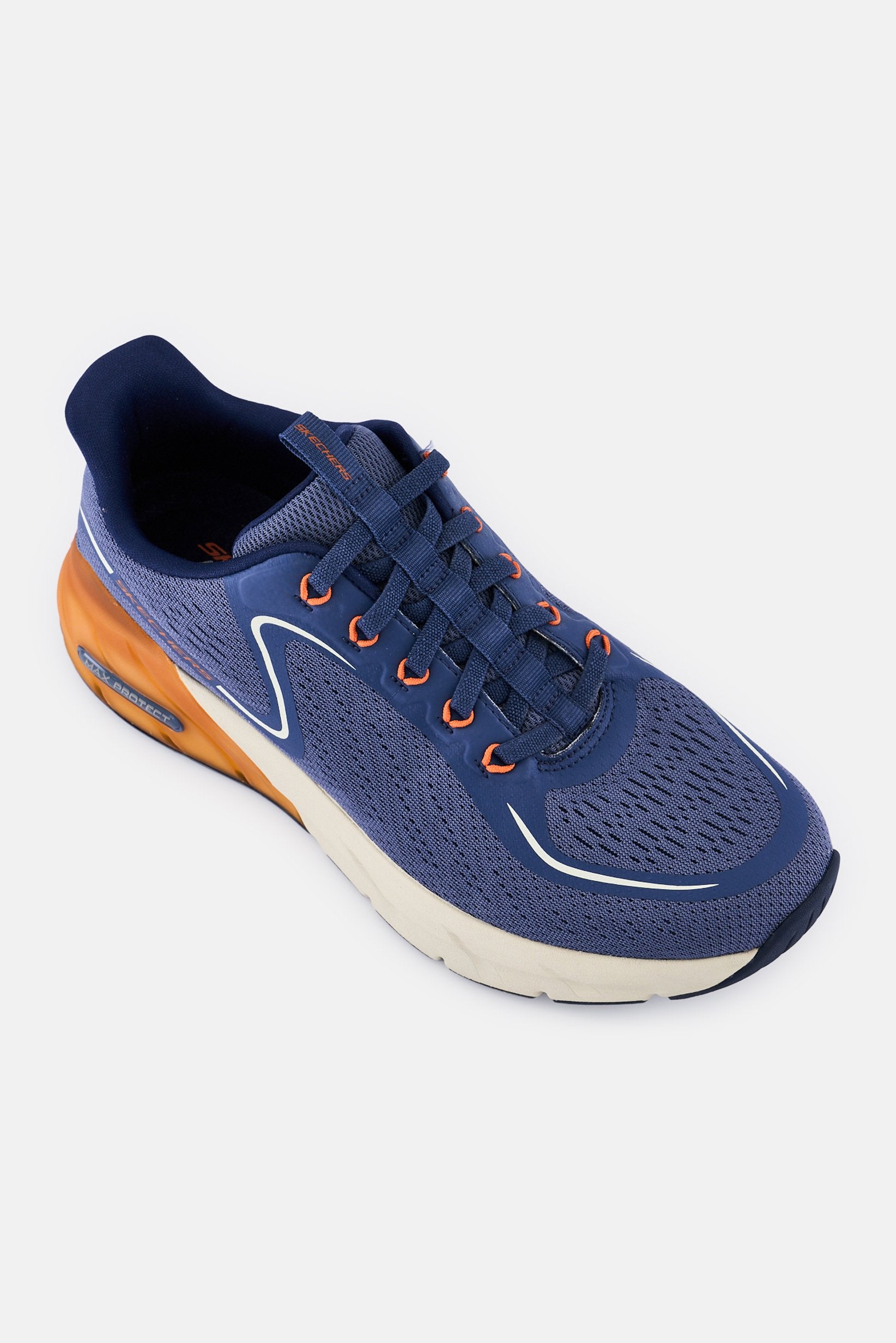 کفش مردانه برند مکس پروتکت با بند برای فضای باز، آبی برند skechers