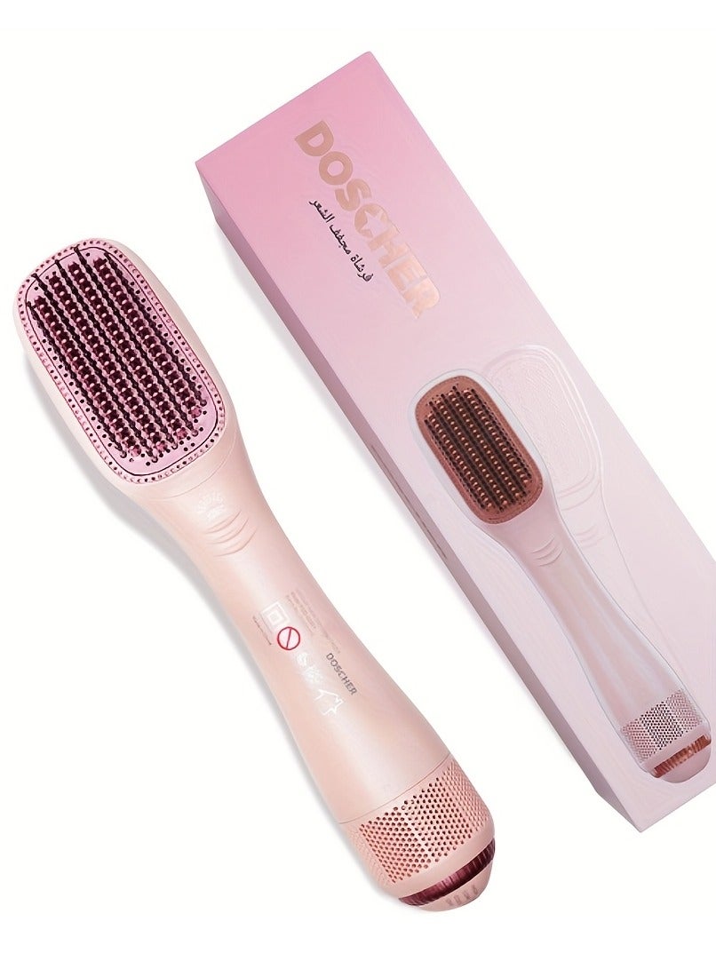 برس سشوار سرامیکی 1200 وات صورتی/رزگلد برند doscher
